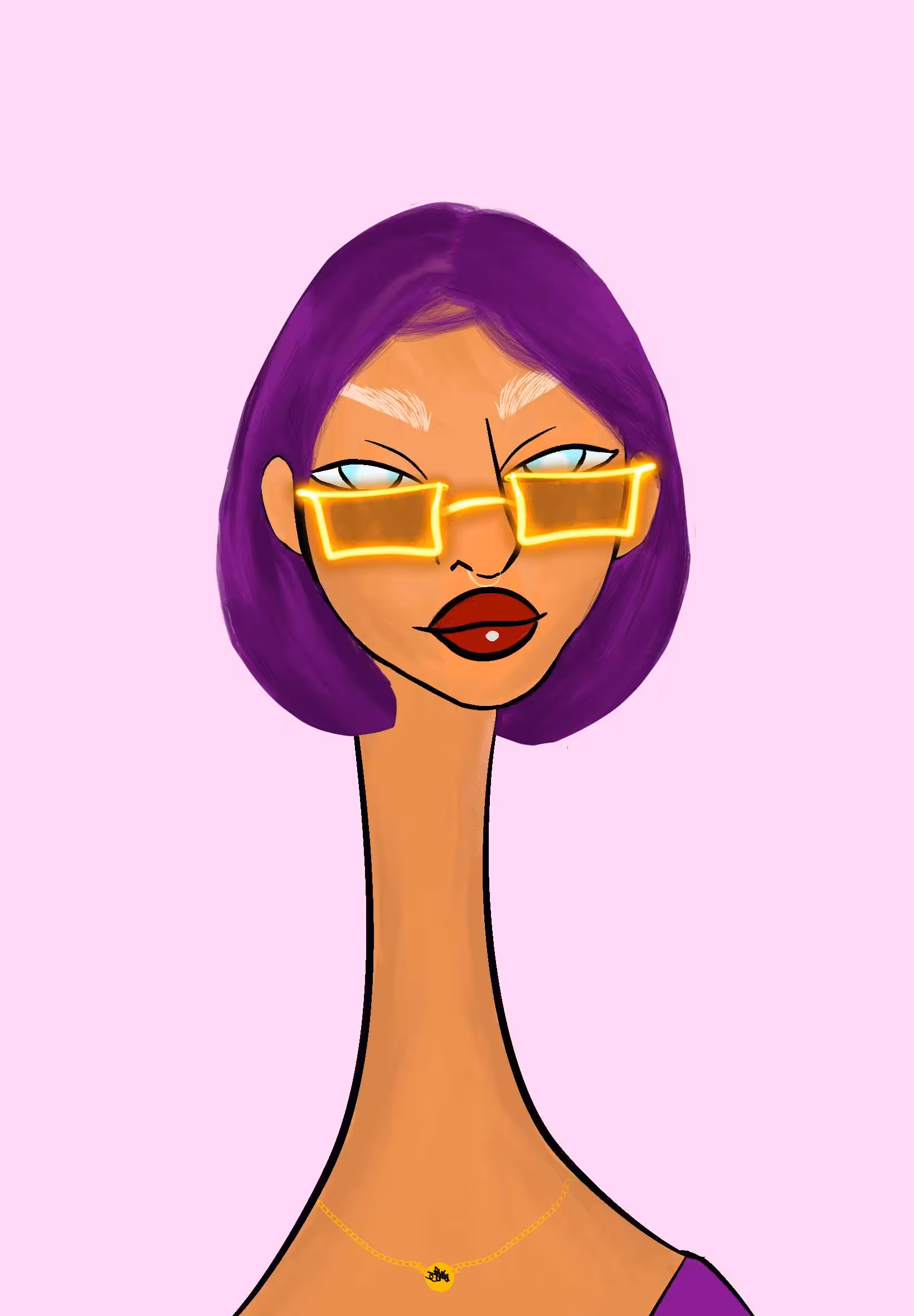 Long Neckie Ladies: Long Neckie Lady #2277