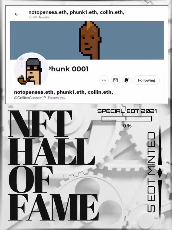 NFT HALL OF FAME - COLLIN