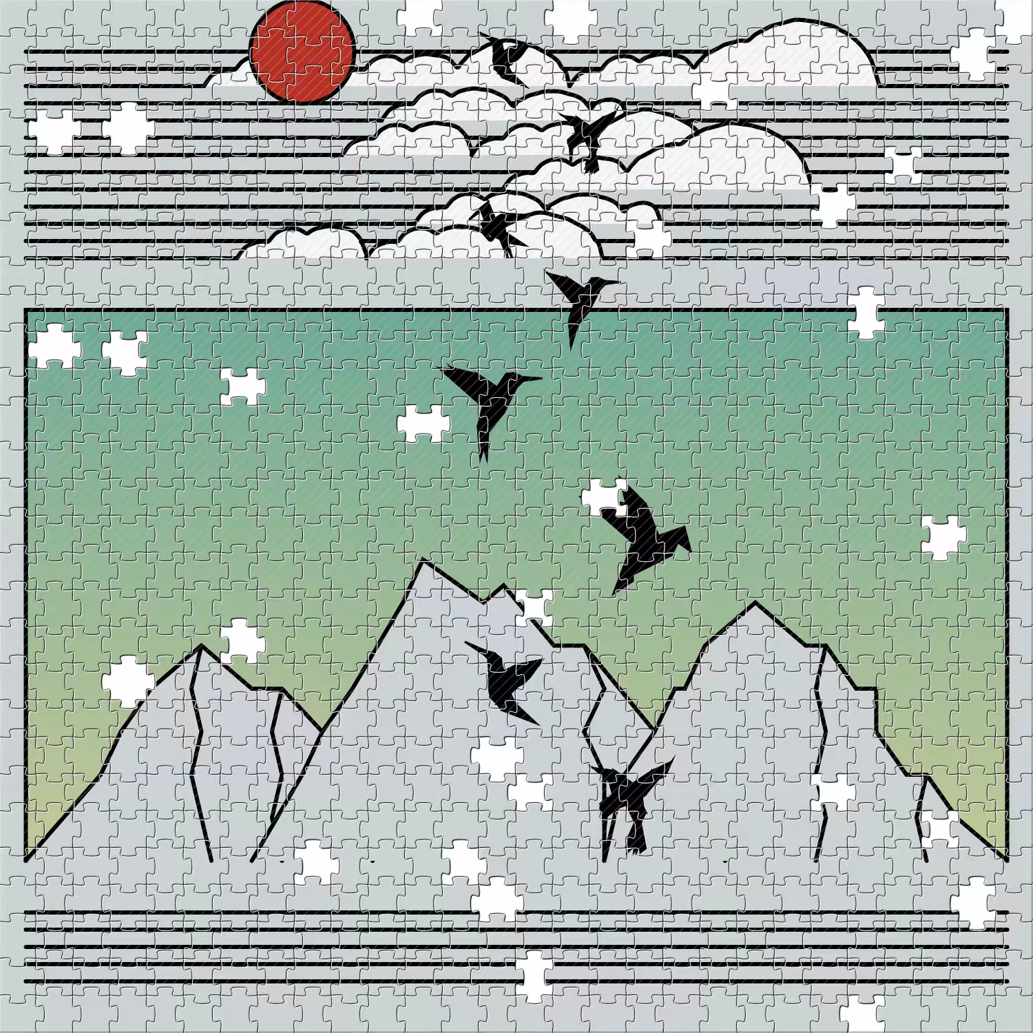 Puzzles & Birds #40