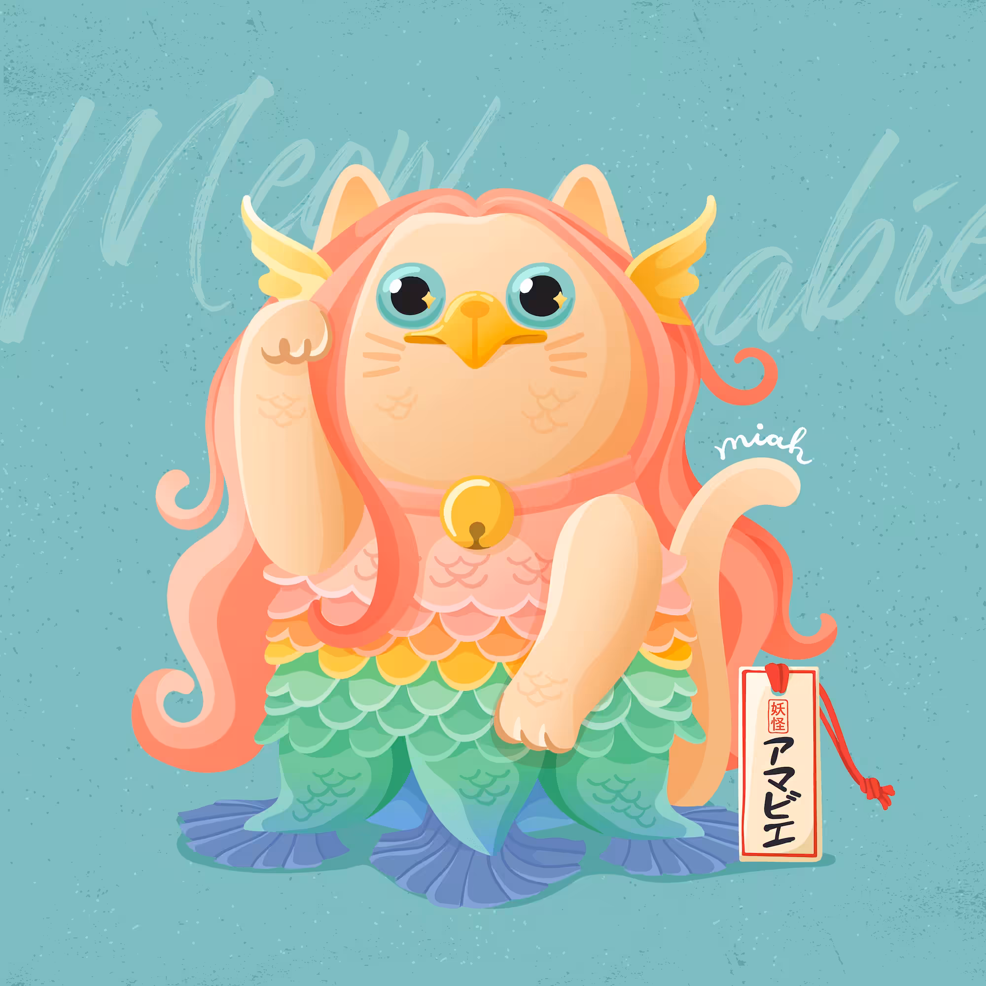 Manekineko x Yokai : Meow Amabie