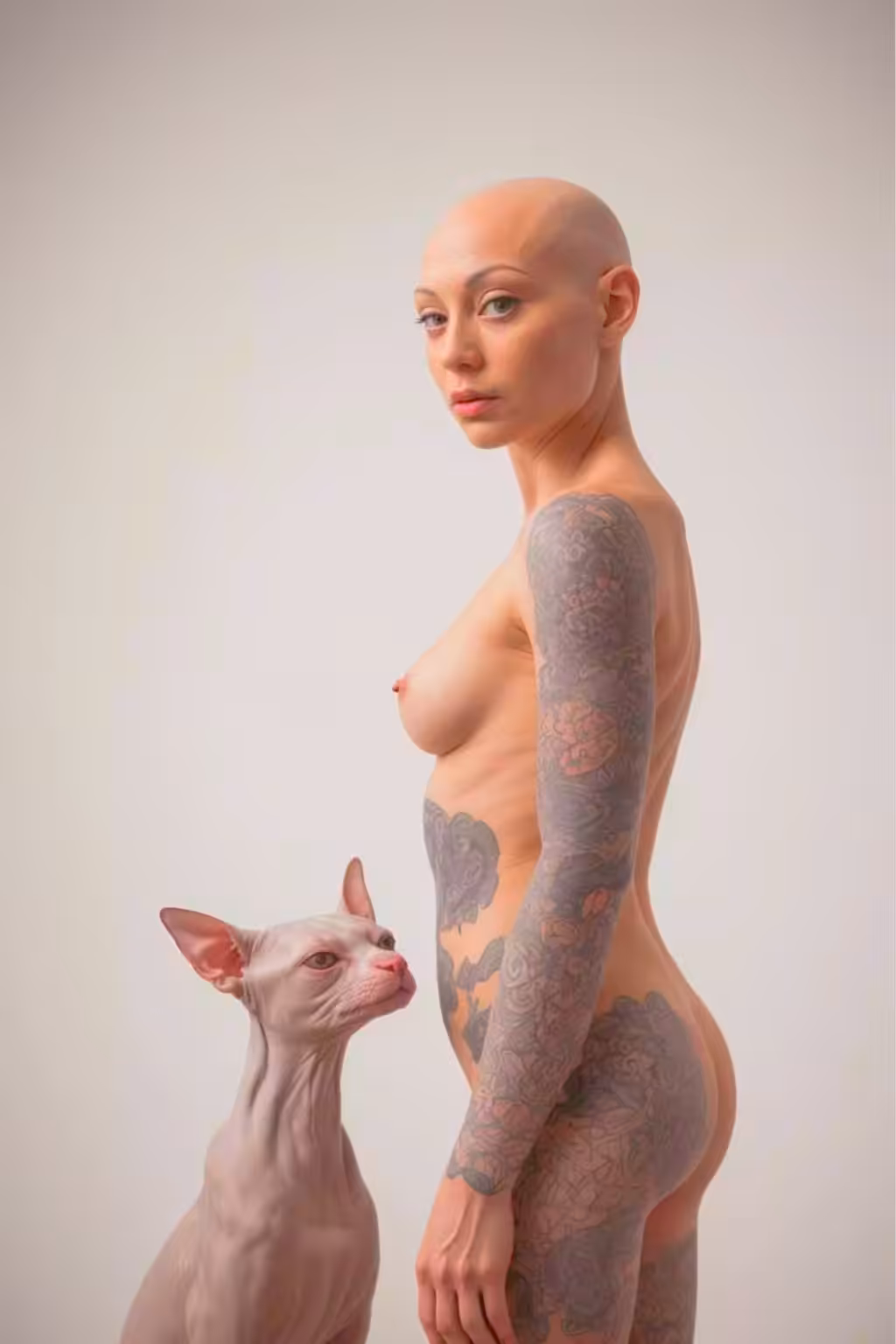 NakedNFTGirl: Confidence shines brighter than hair