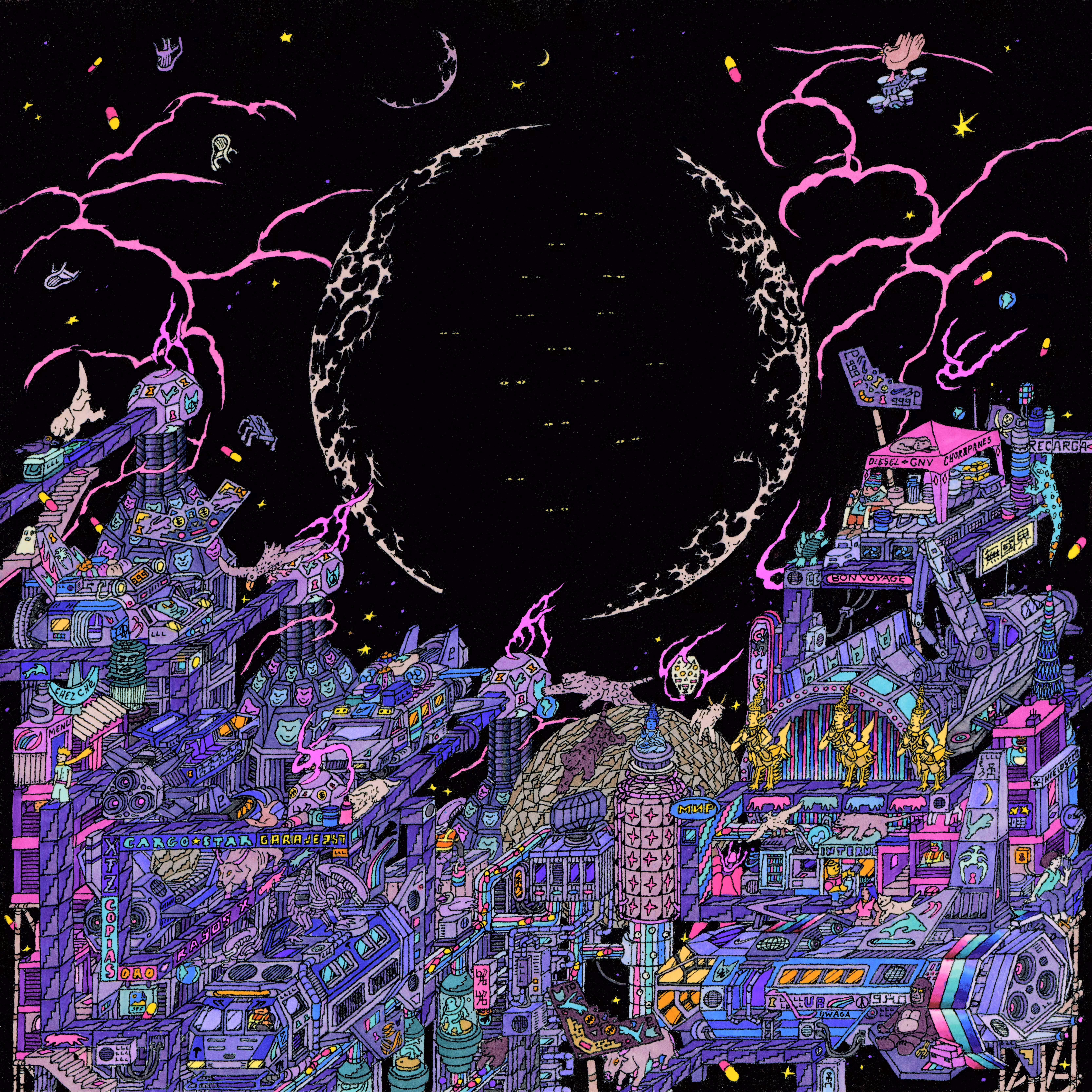 Galactic Coordinates RA 111m | Dec +7° 7′ 7″
