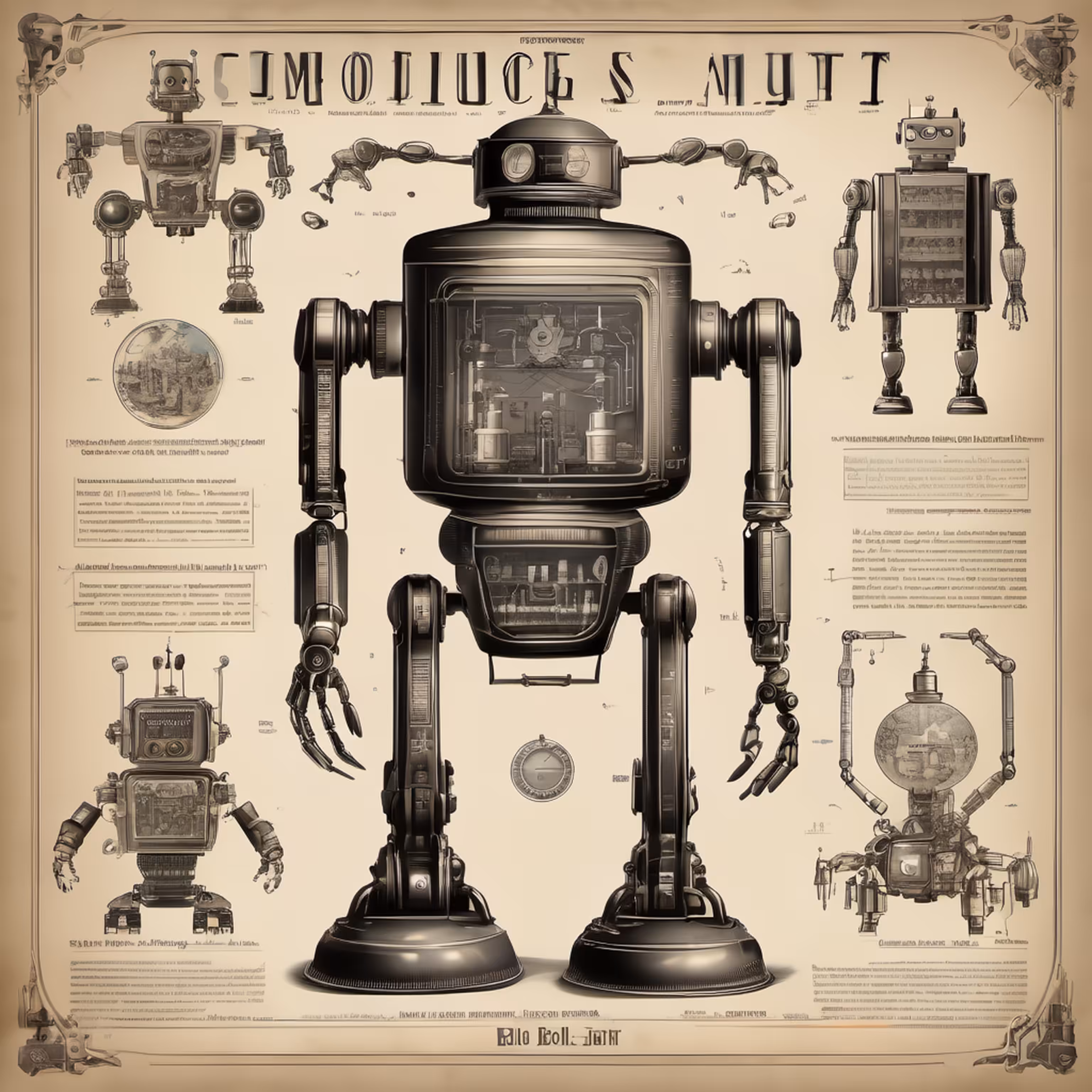STUDIES ON ROBOTS - 19TH CENTURY #7