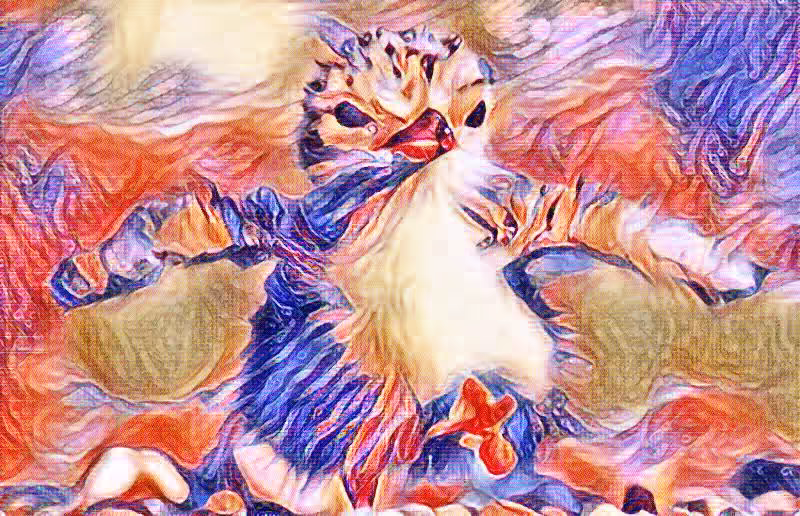 Fusion art: Dance of Colors