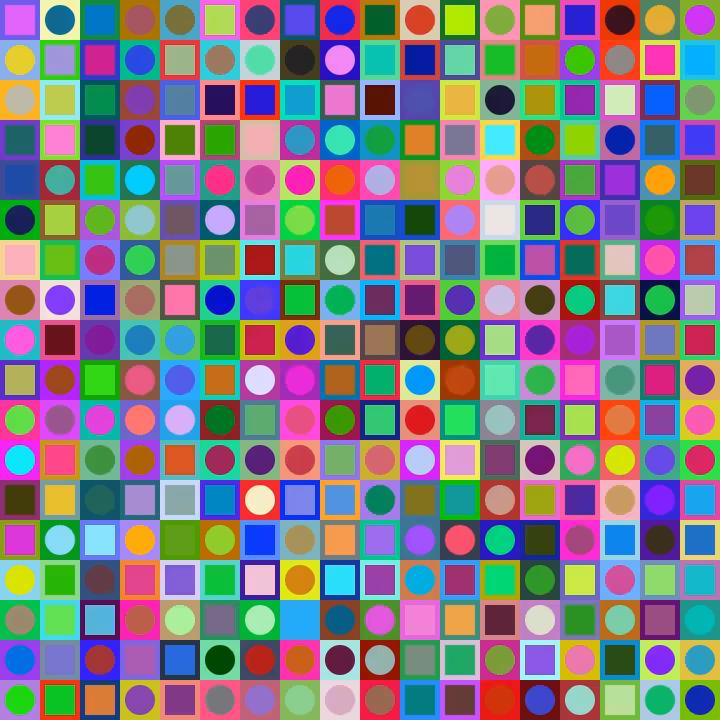 Square Dot Composition #298