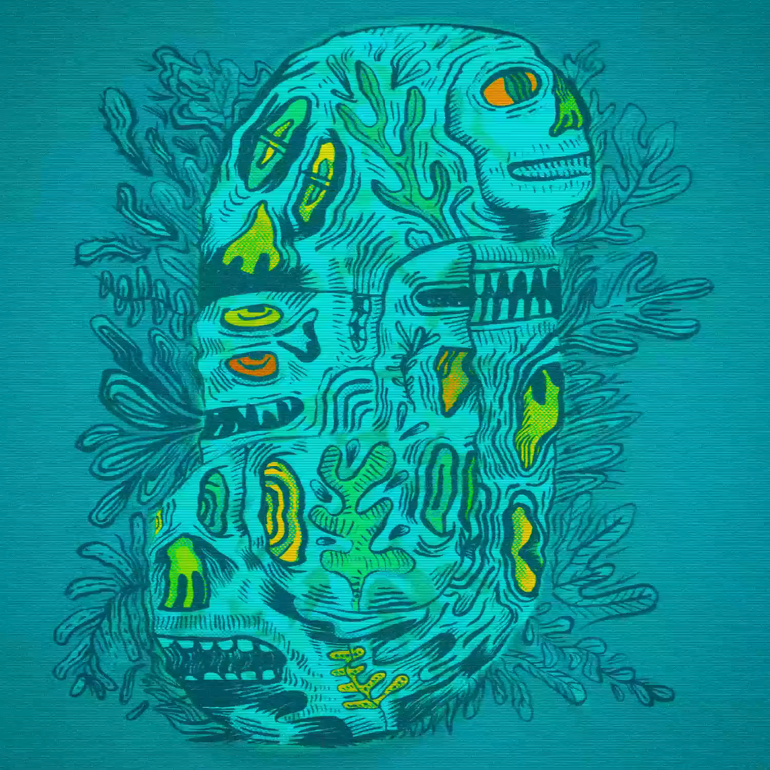 Garden skulls