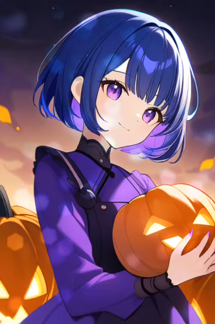 Purple halloween 