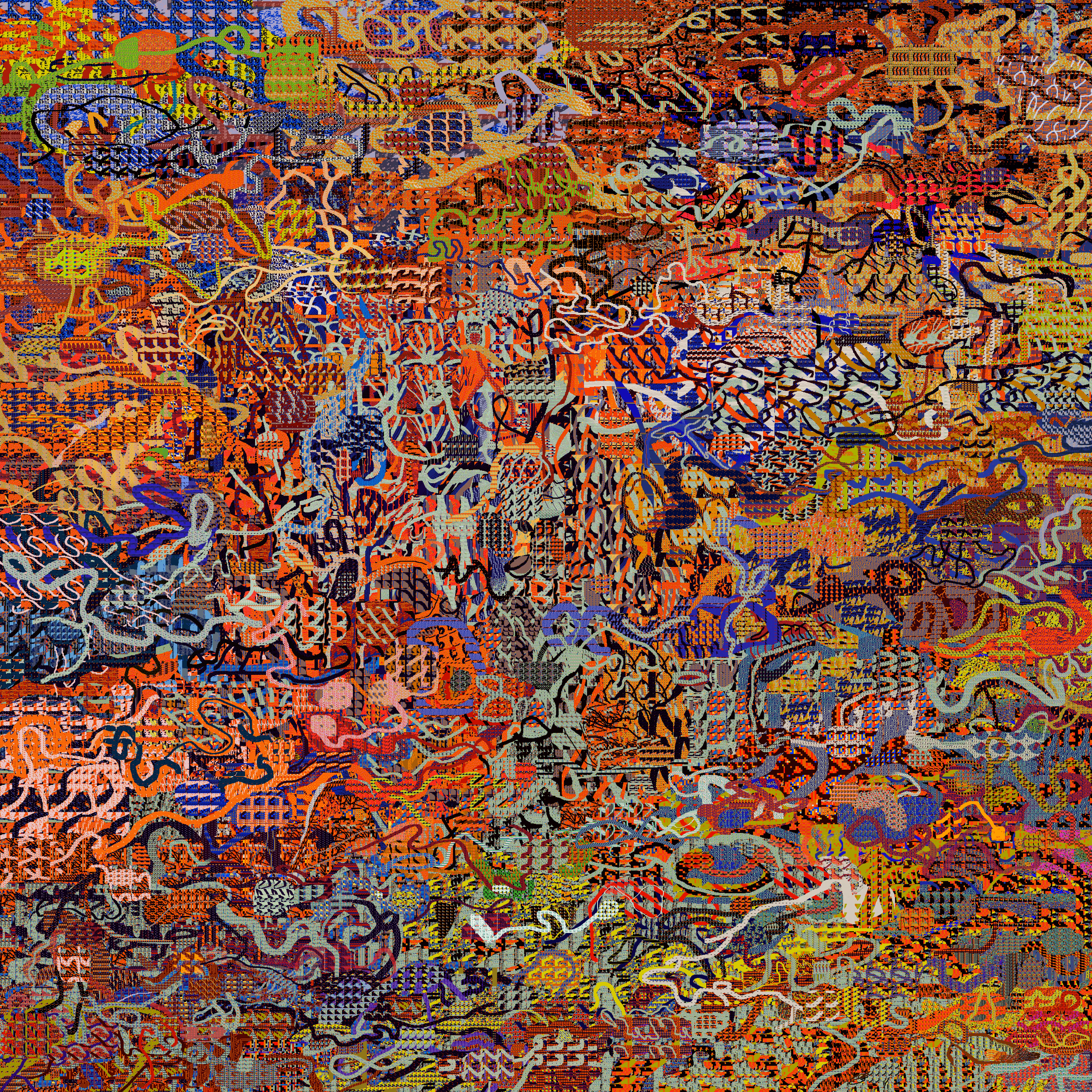 this is not the map of a magical creature's secret underground maze 
