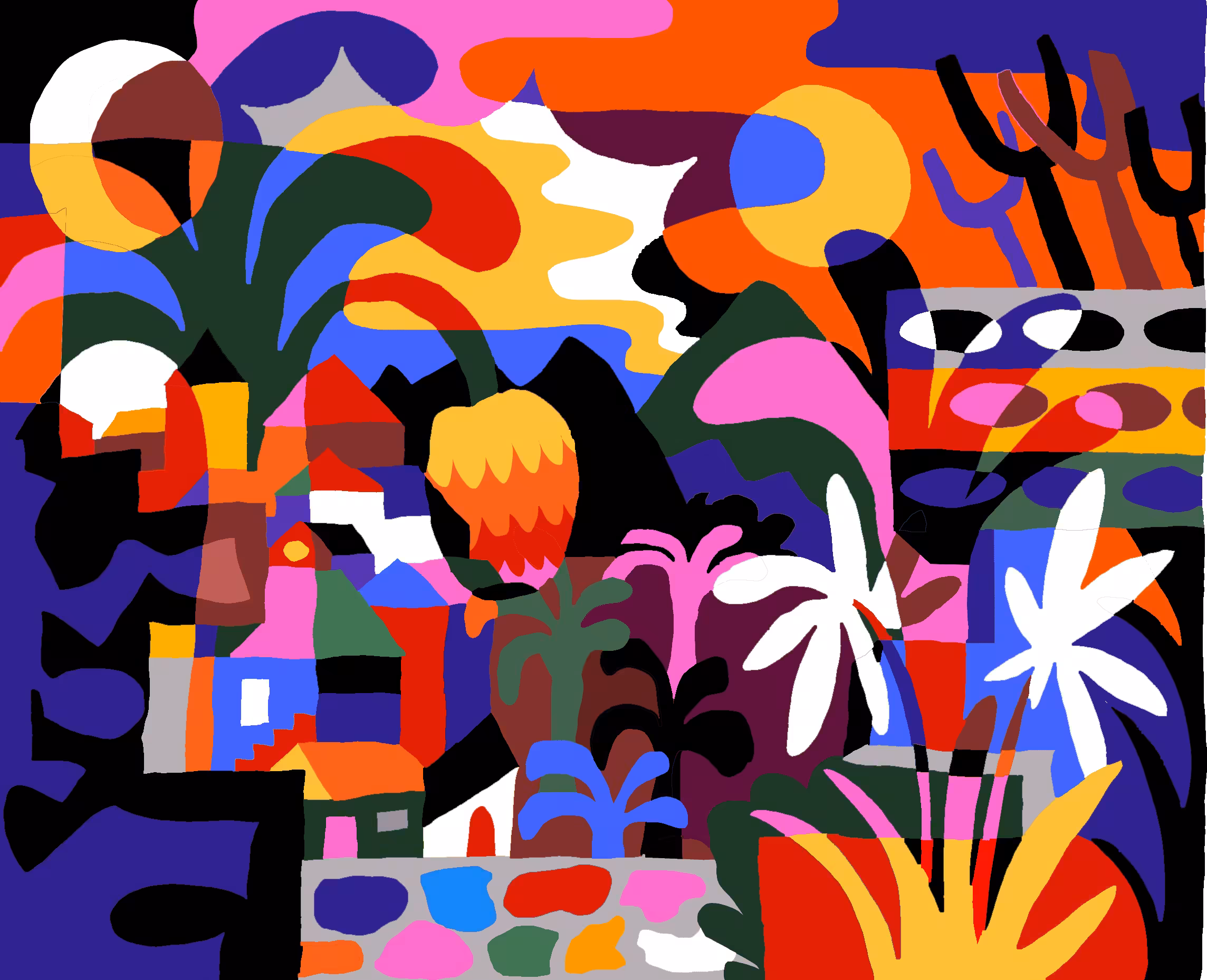 Banana fields Around the studio