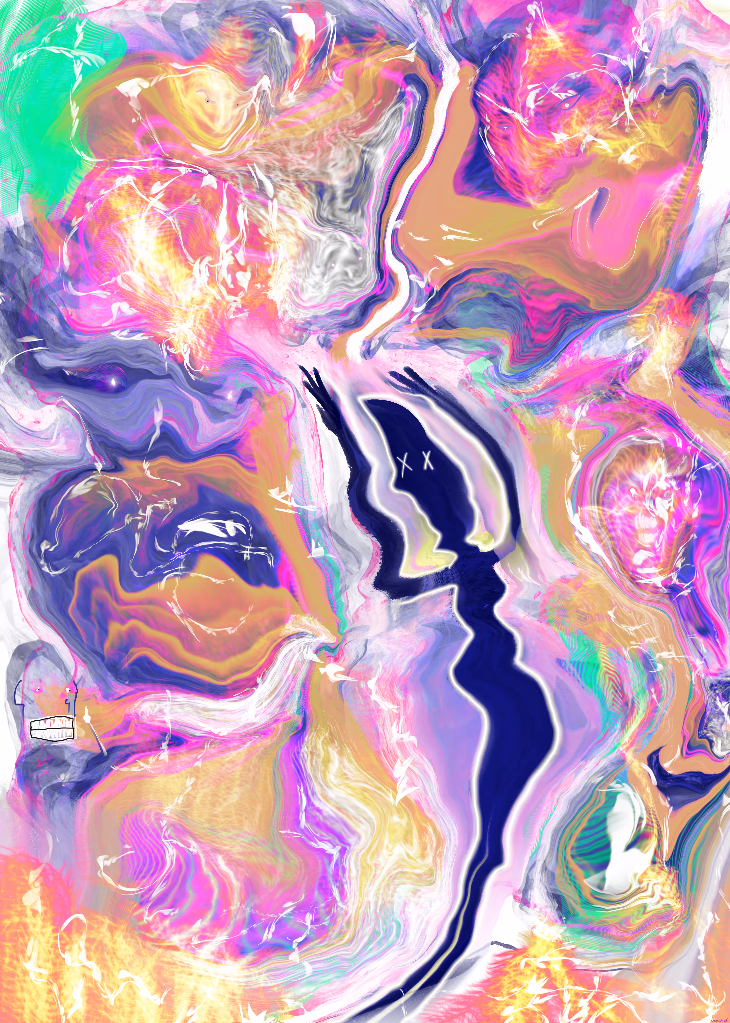 Donnie Fresher Faces: Thanos On A Sheet Of Acid Rugging You 