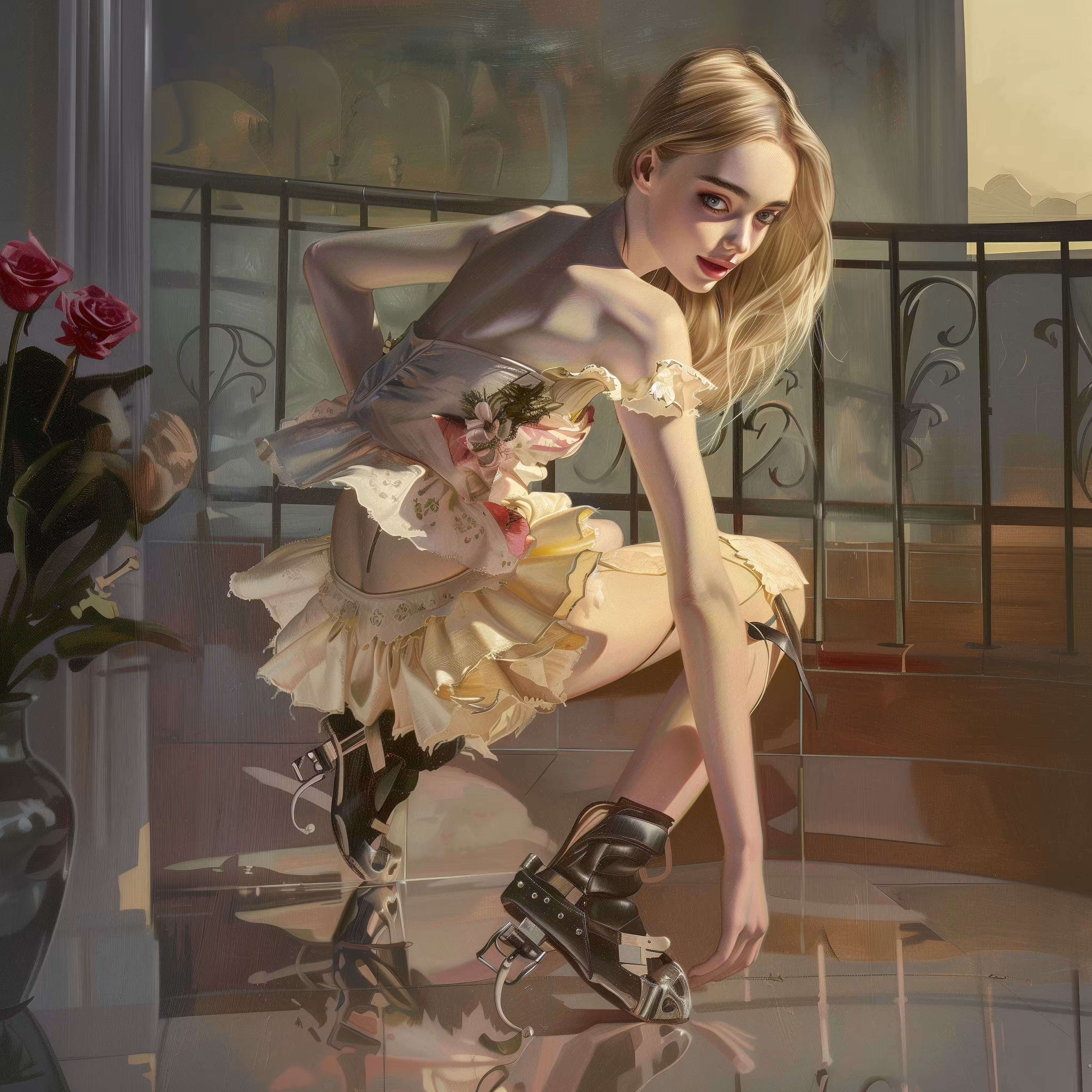 Girl is Princess Square poster