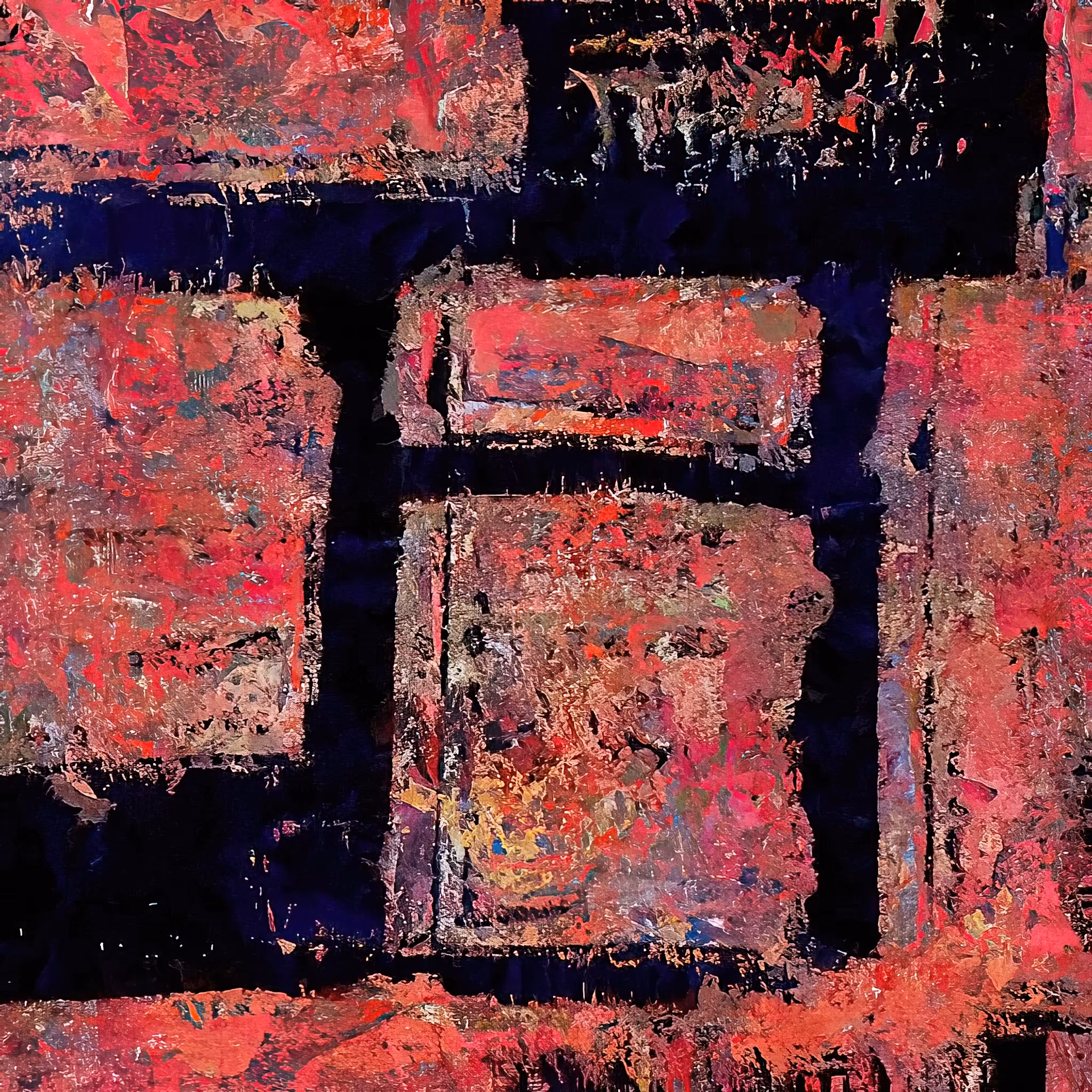 M()N()print - E15 “Demolition using glass night with the picture of the beast”