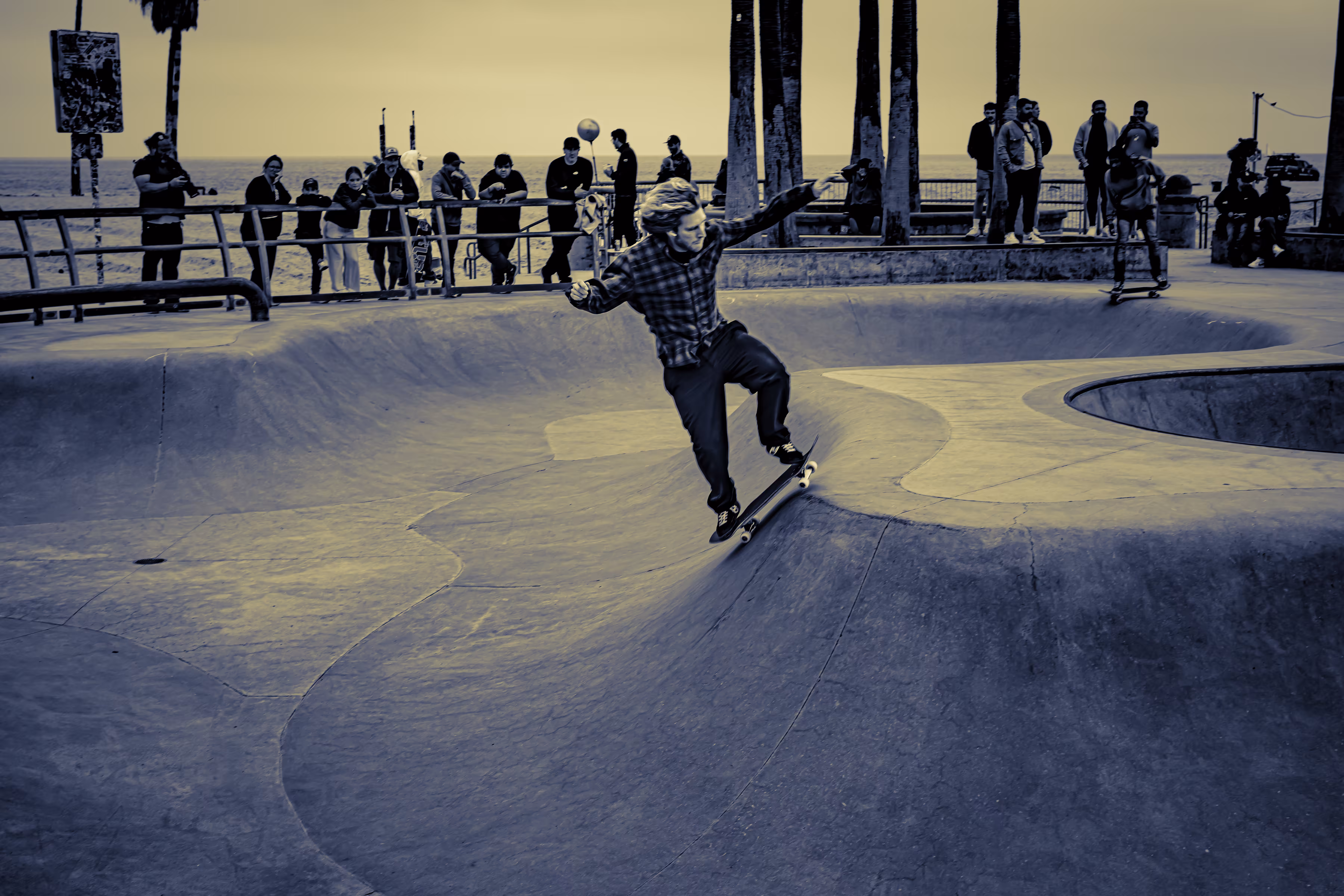 Rodeo in the skate park
