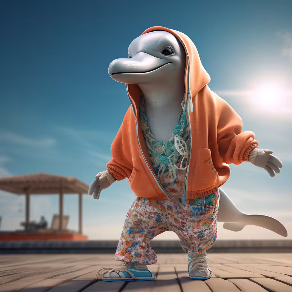 Hippie Dolphin Luna