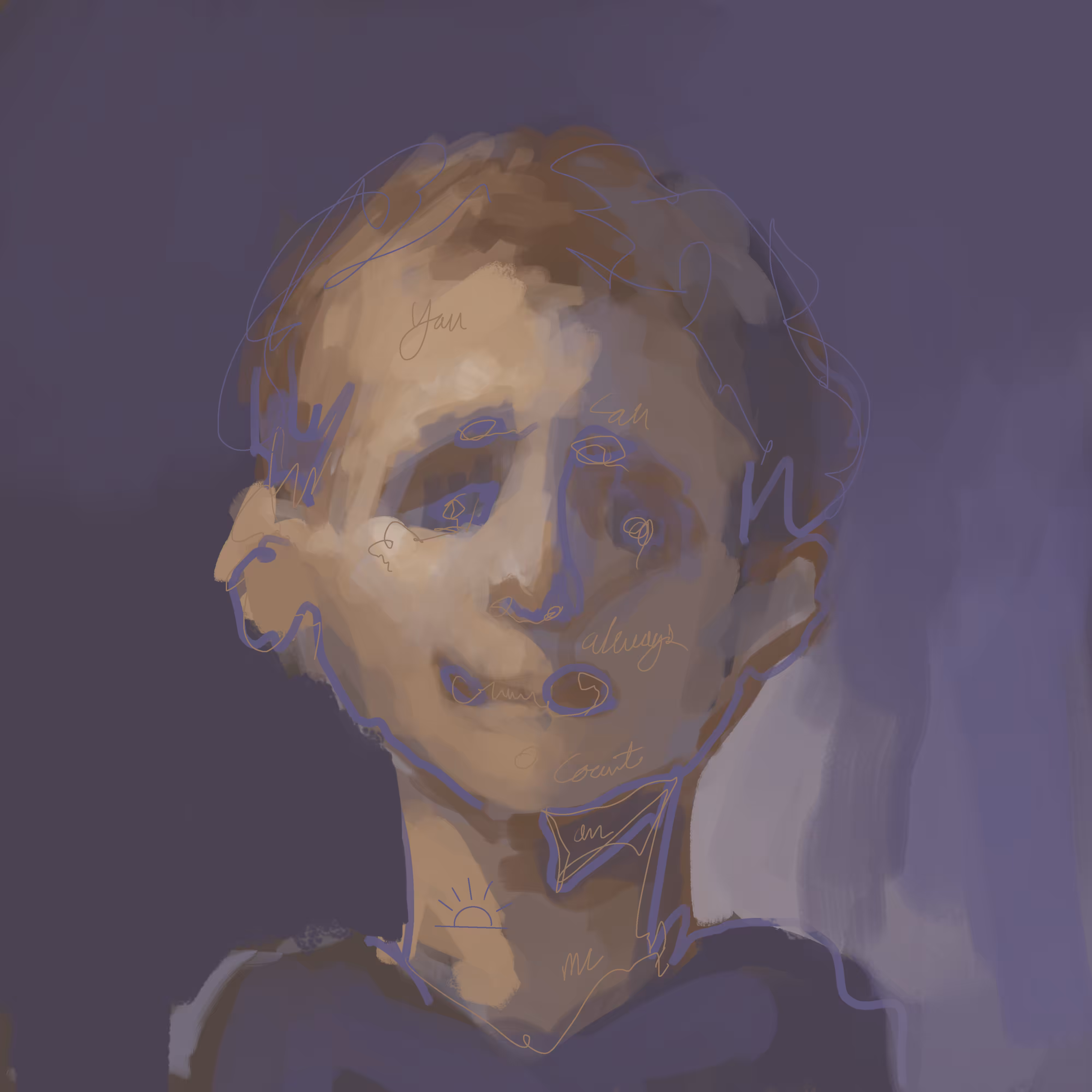 Oil PAINtings: Hopeful I Son