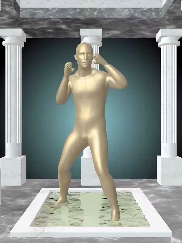 HeavenComputer: The Punching Faded Gold Man #31