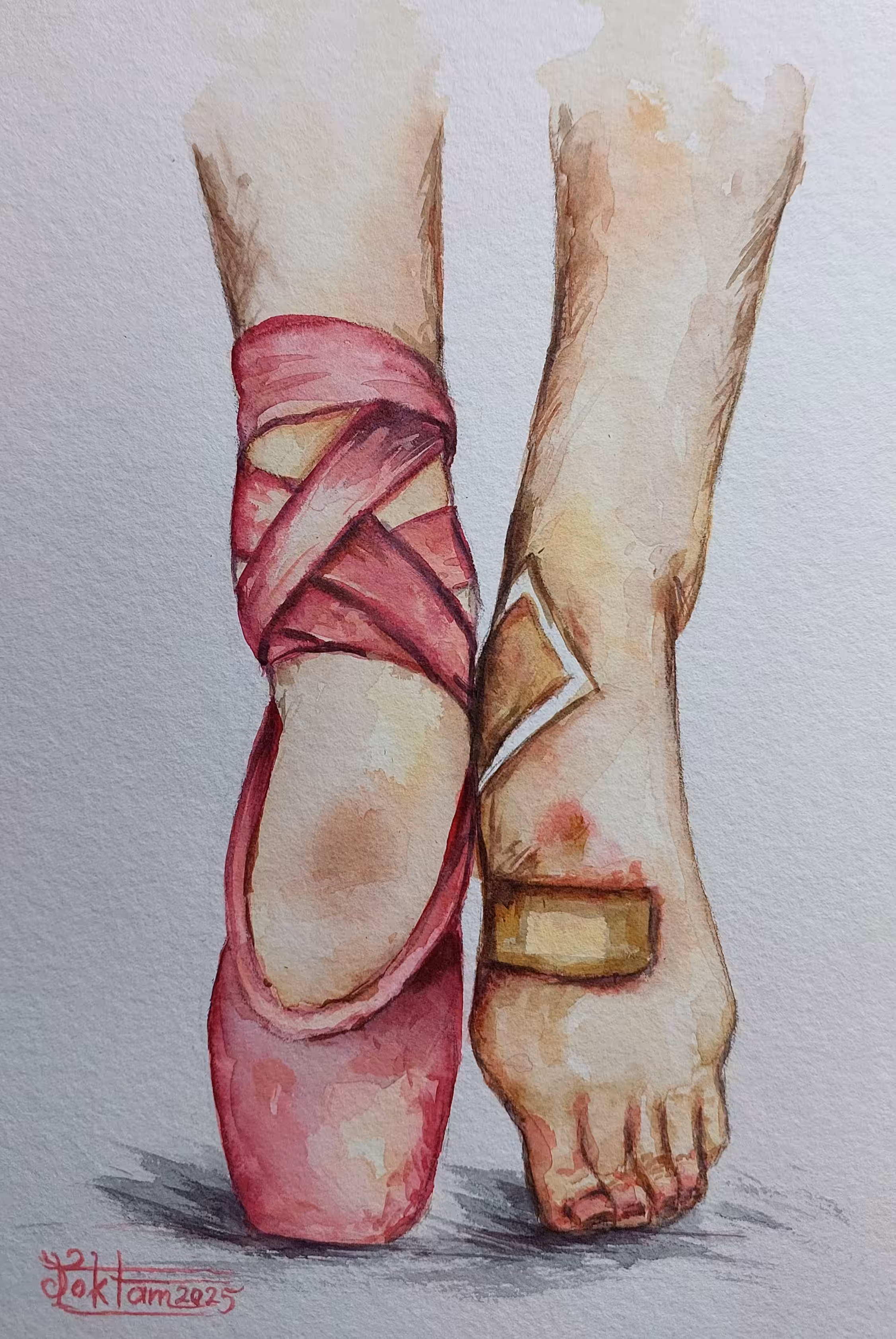 Original watercolor painting