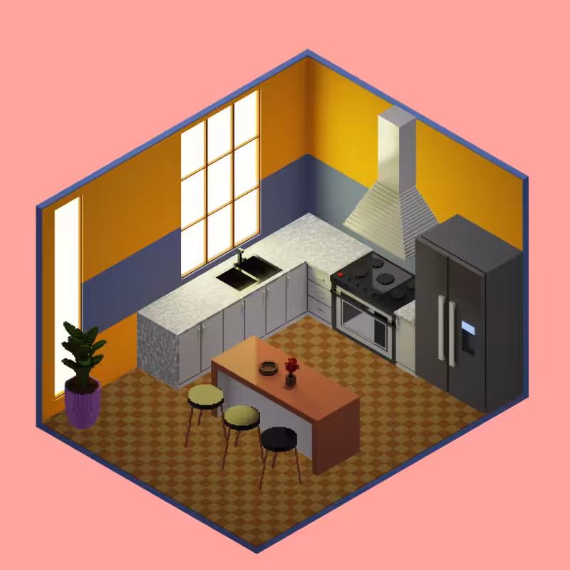 Isometric kitchen #35