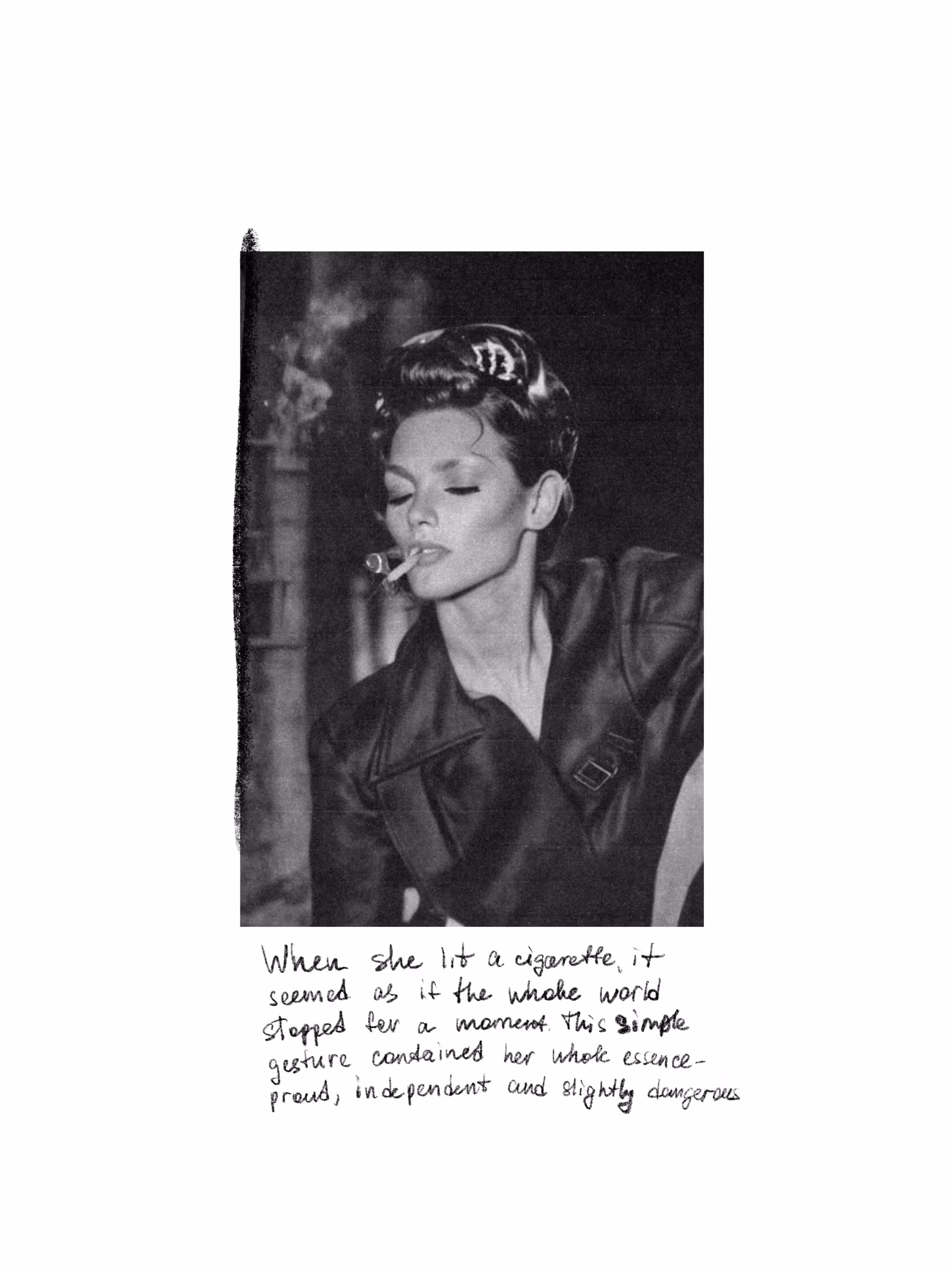 Woman & Cigarette #9