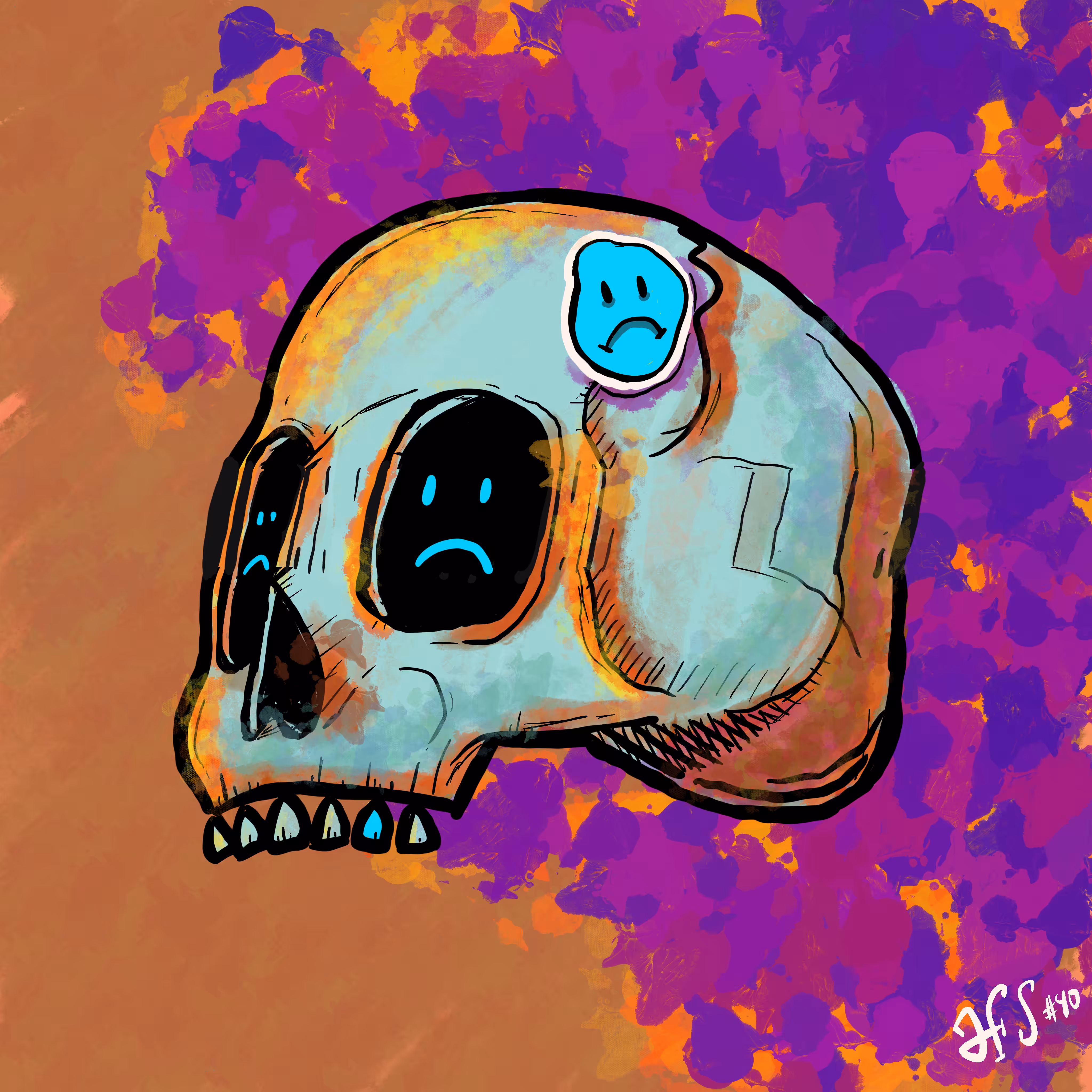 Almost Fancy Skull #40