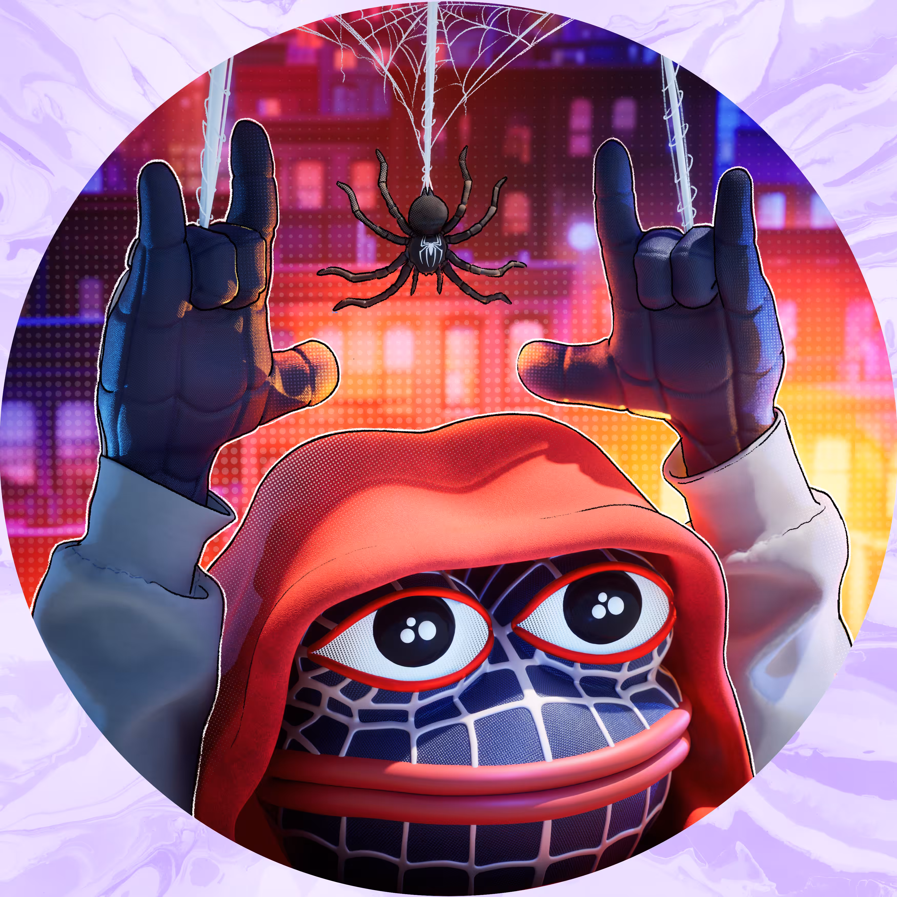 SPIDER PEPE SKULL