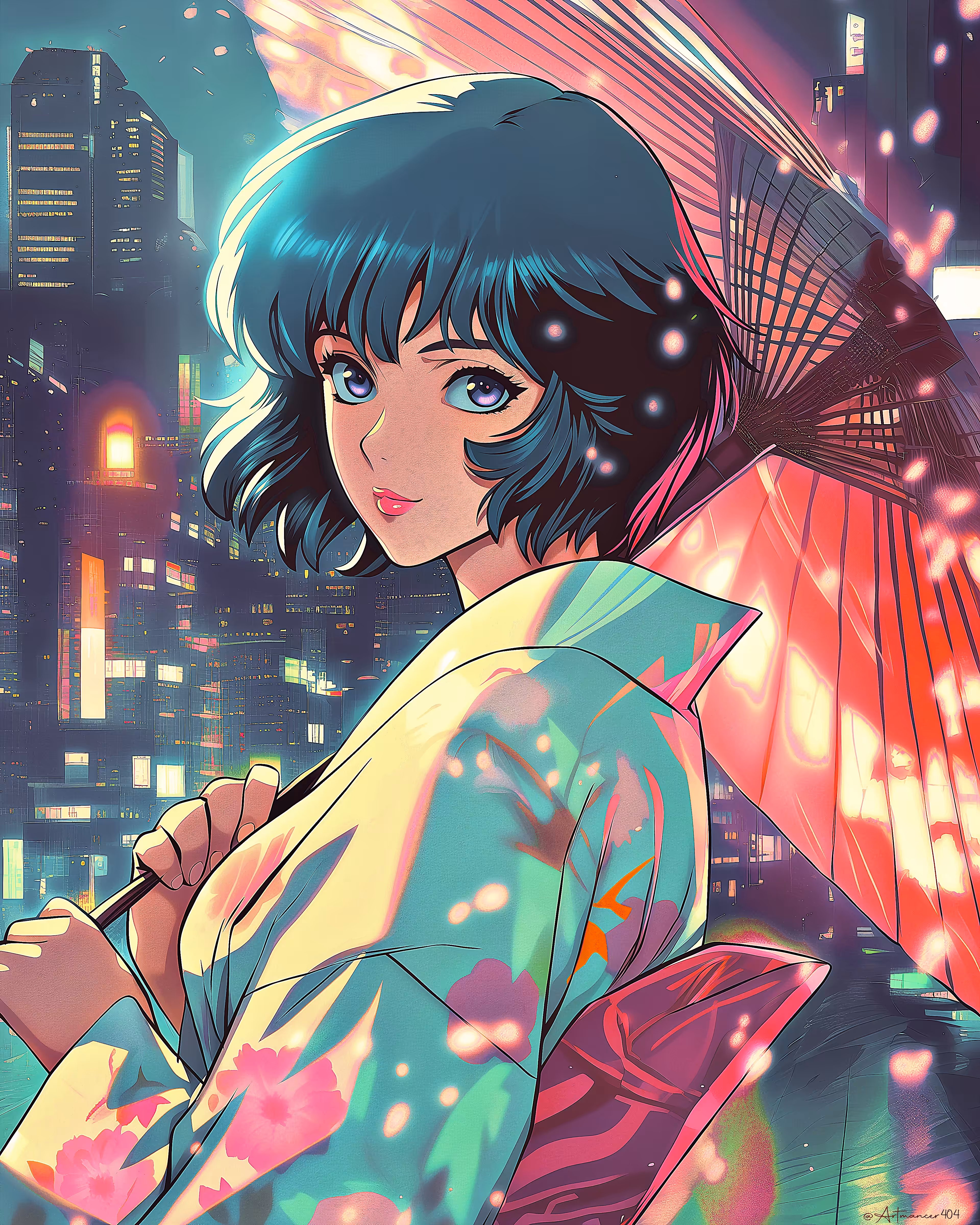 Day #064: “Bar Hopping in Neo Tokyo” 