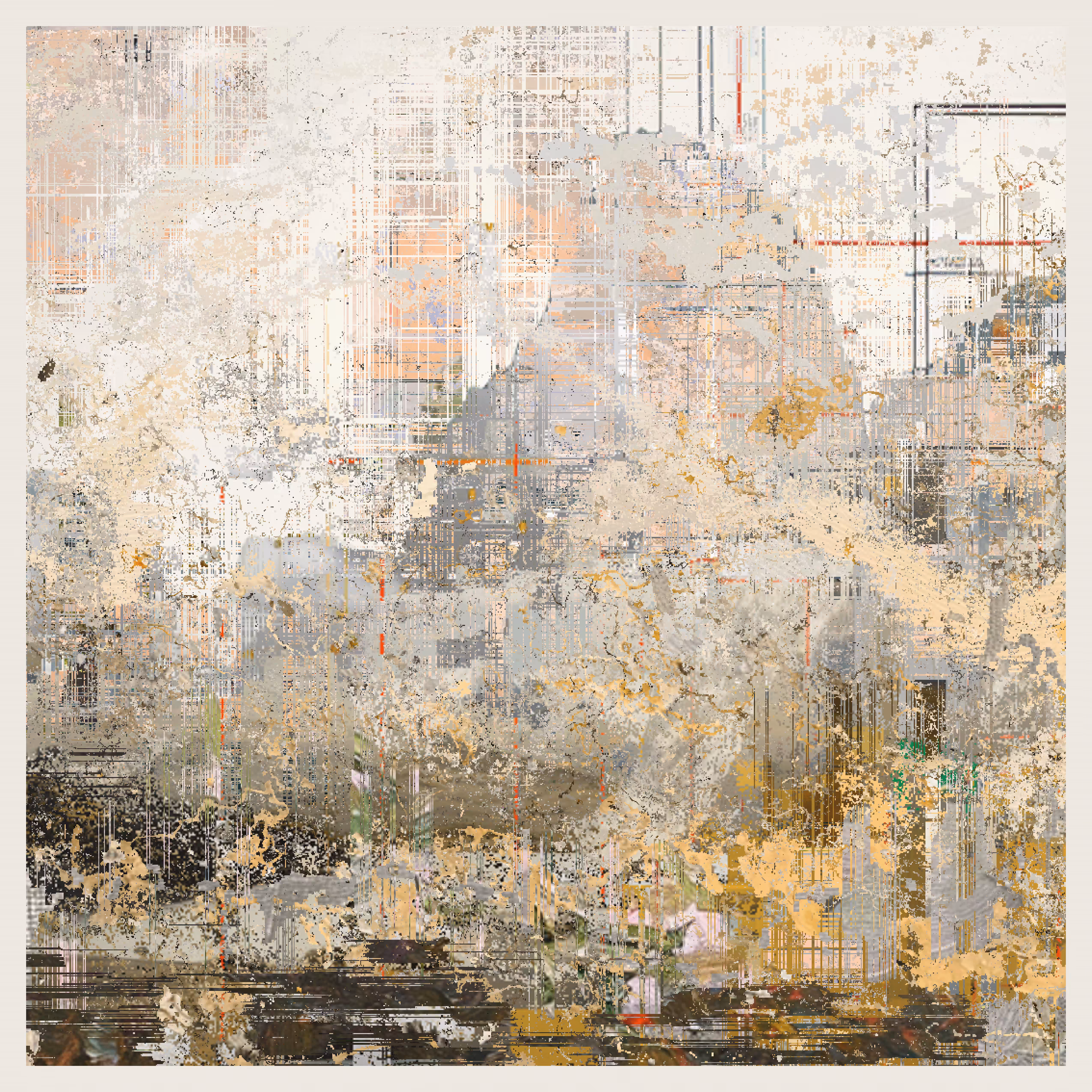 Meta-scapes: Grays balance cohesion, erosion silenced by vegetation, organic layers memories familiarity I