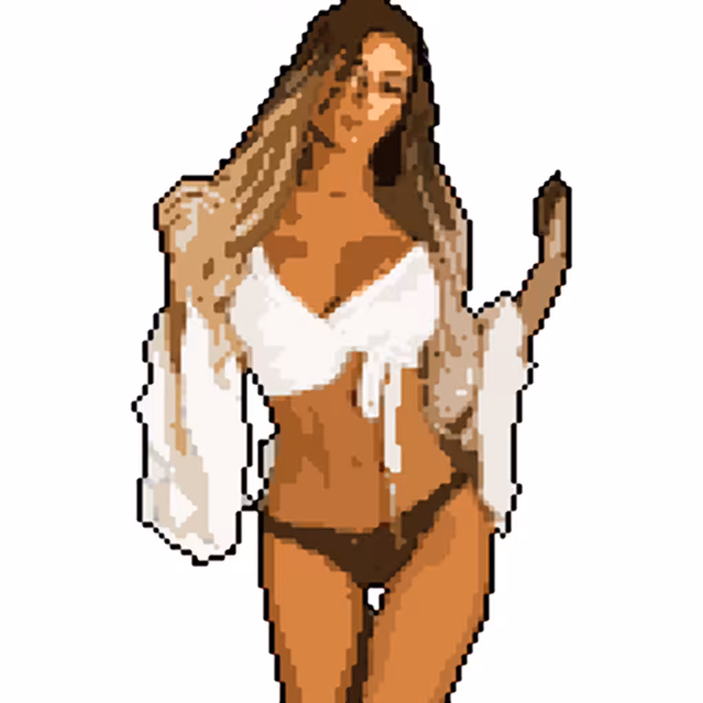 Robin #71 Pixel Girl