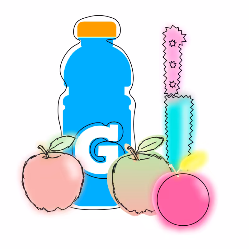 gatorade and apples #204
