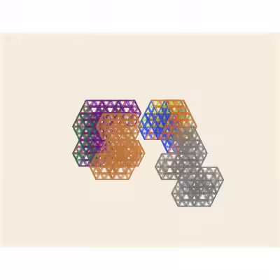 Brutalist Mesh Paintings #22