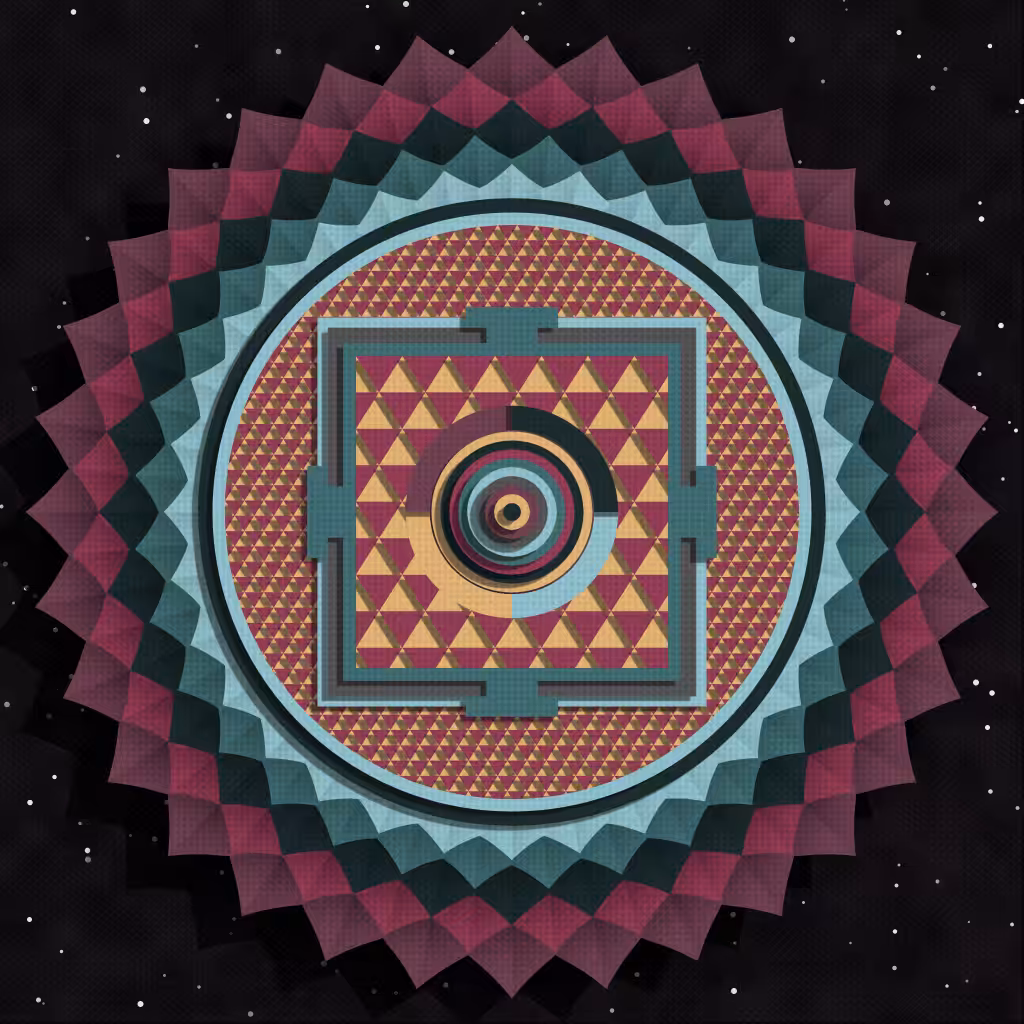 Paper Mandala #353