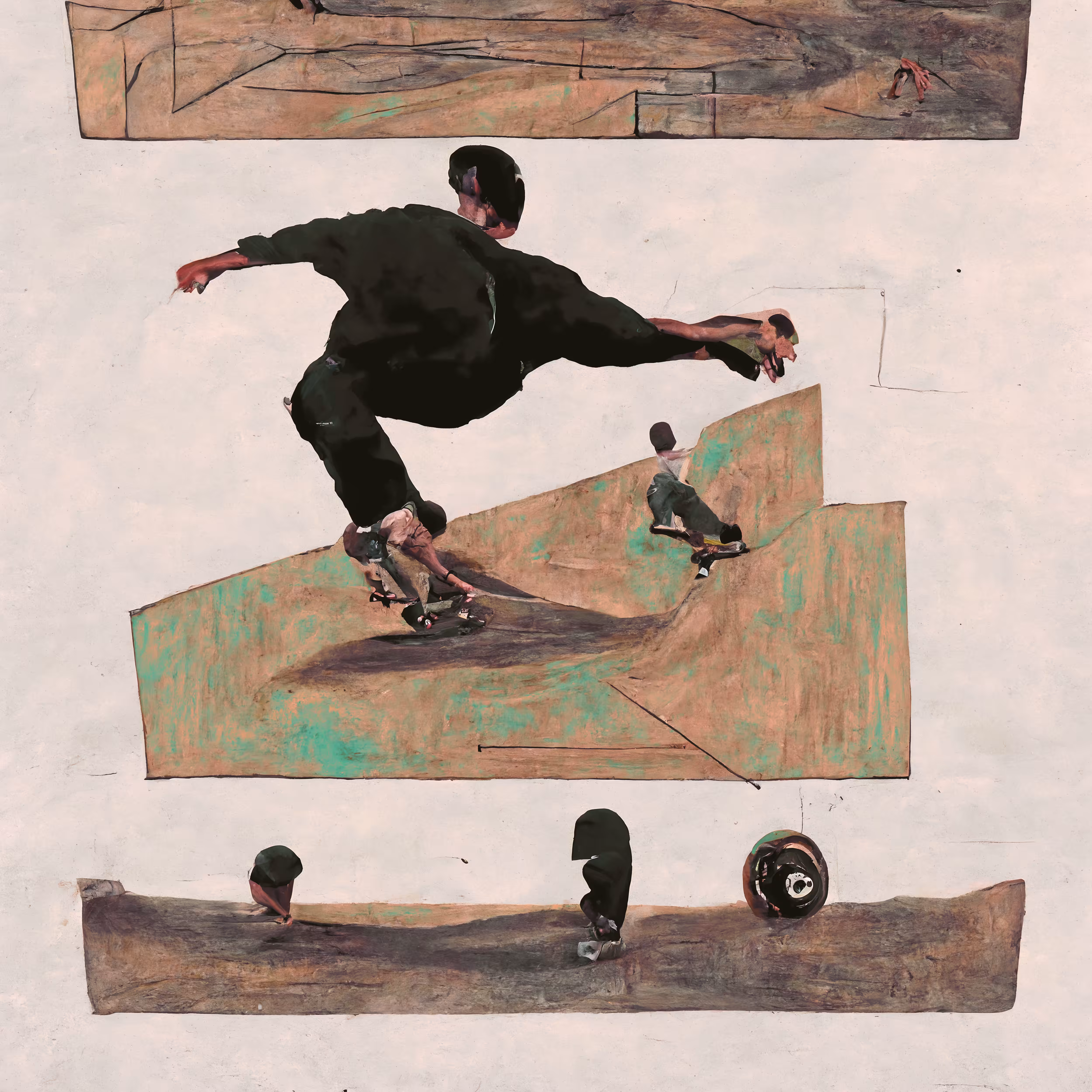 Half cab Crooked grind over the posing stand 3rd try
