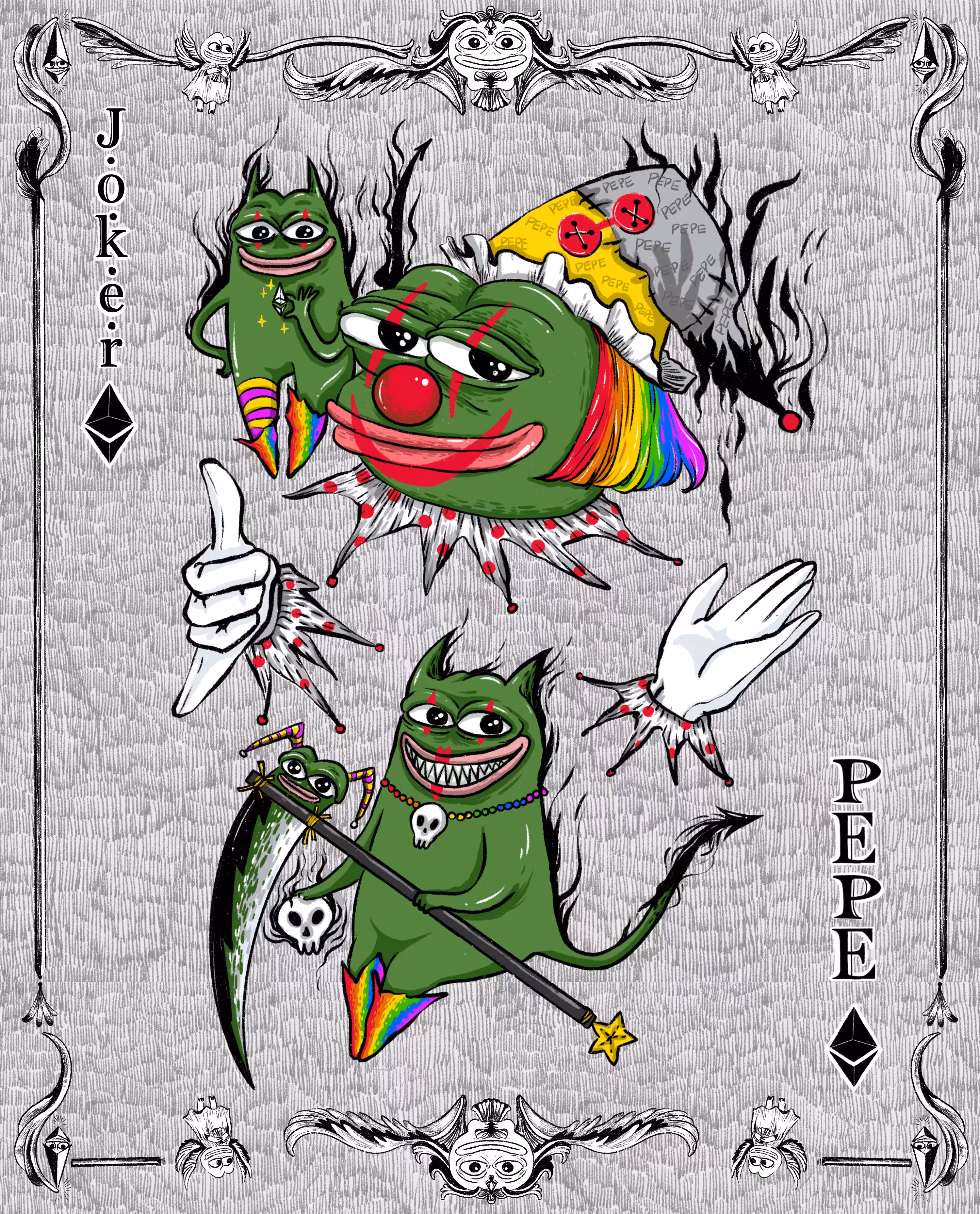 Pepe the Joker card