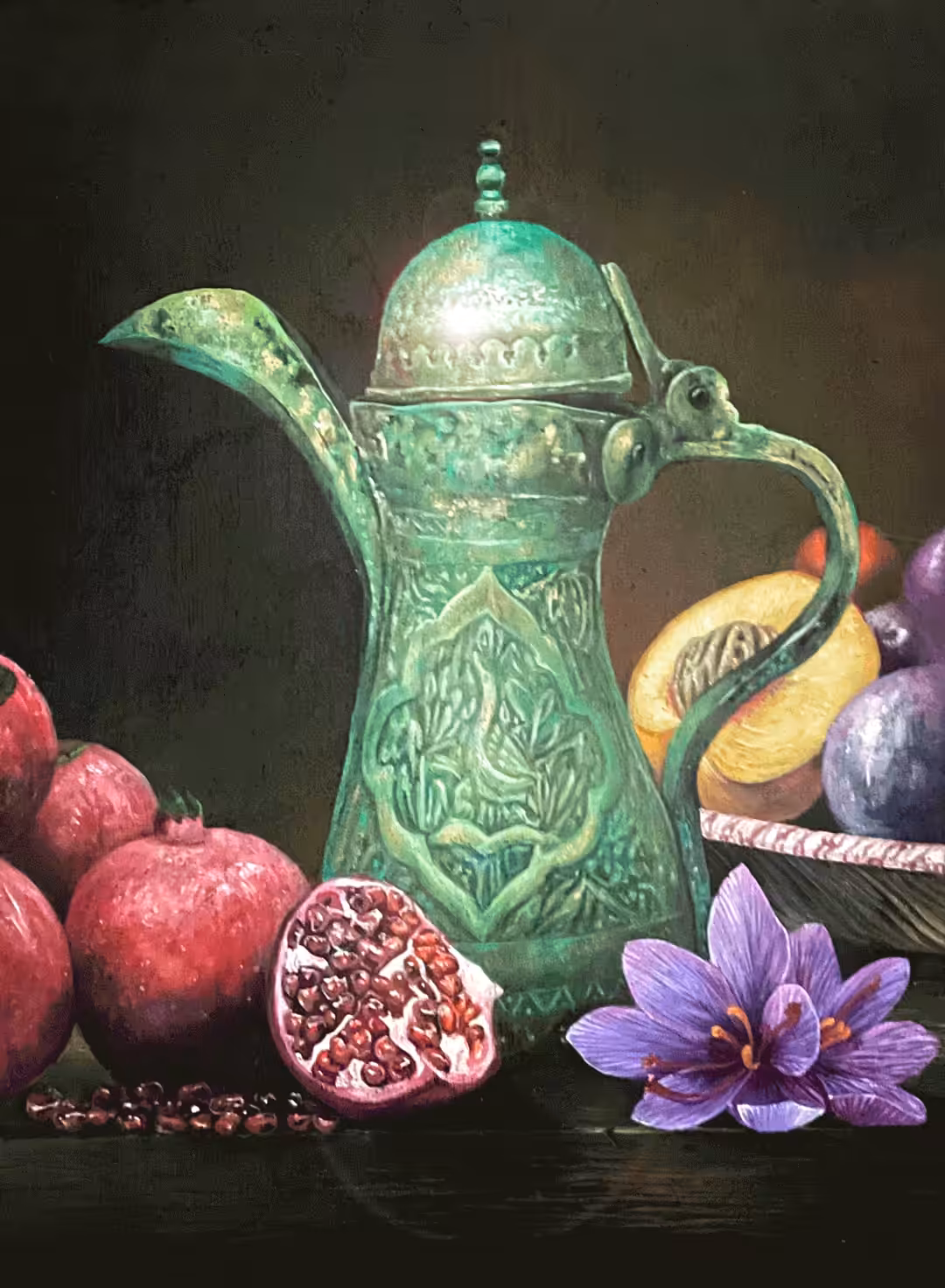 Pomegranate and Saffron