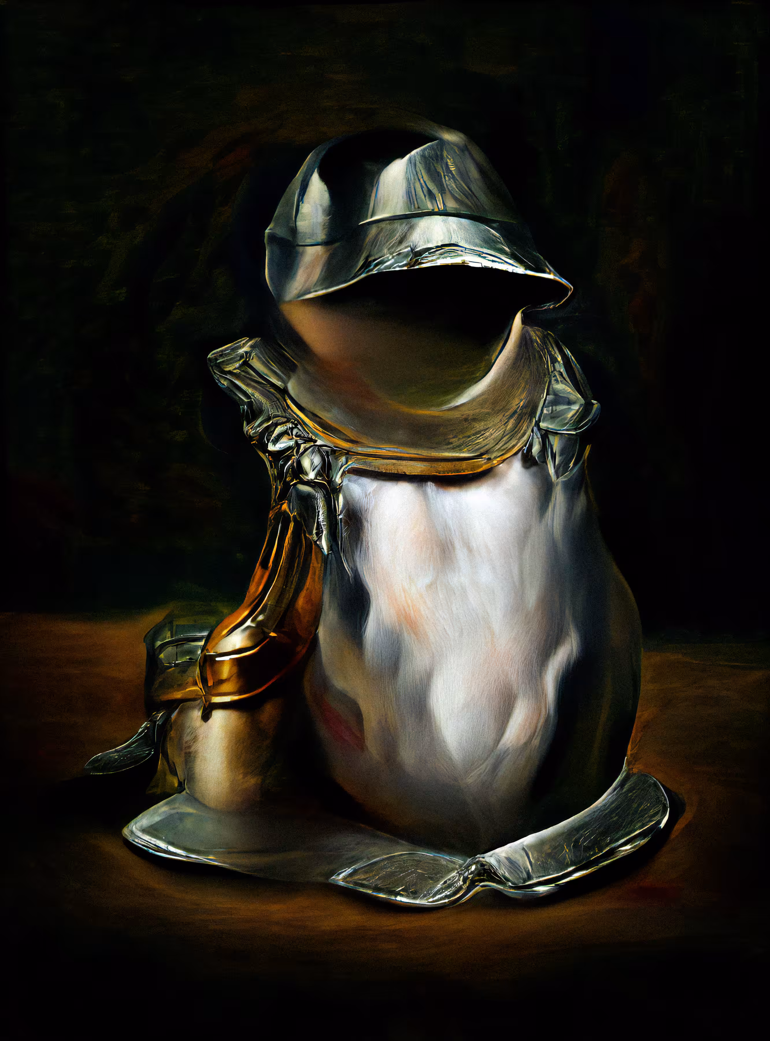 A still life of an armor from my gramp's collection