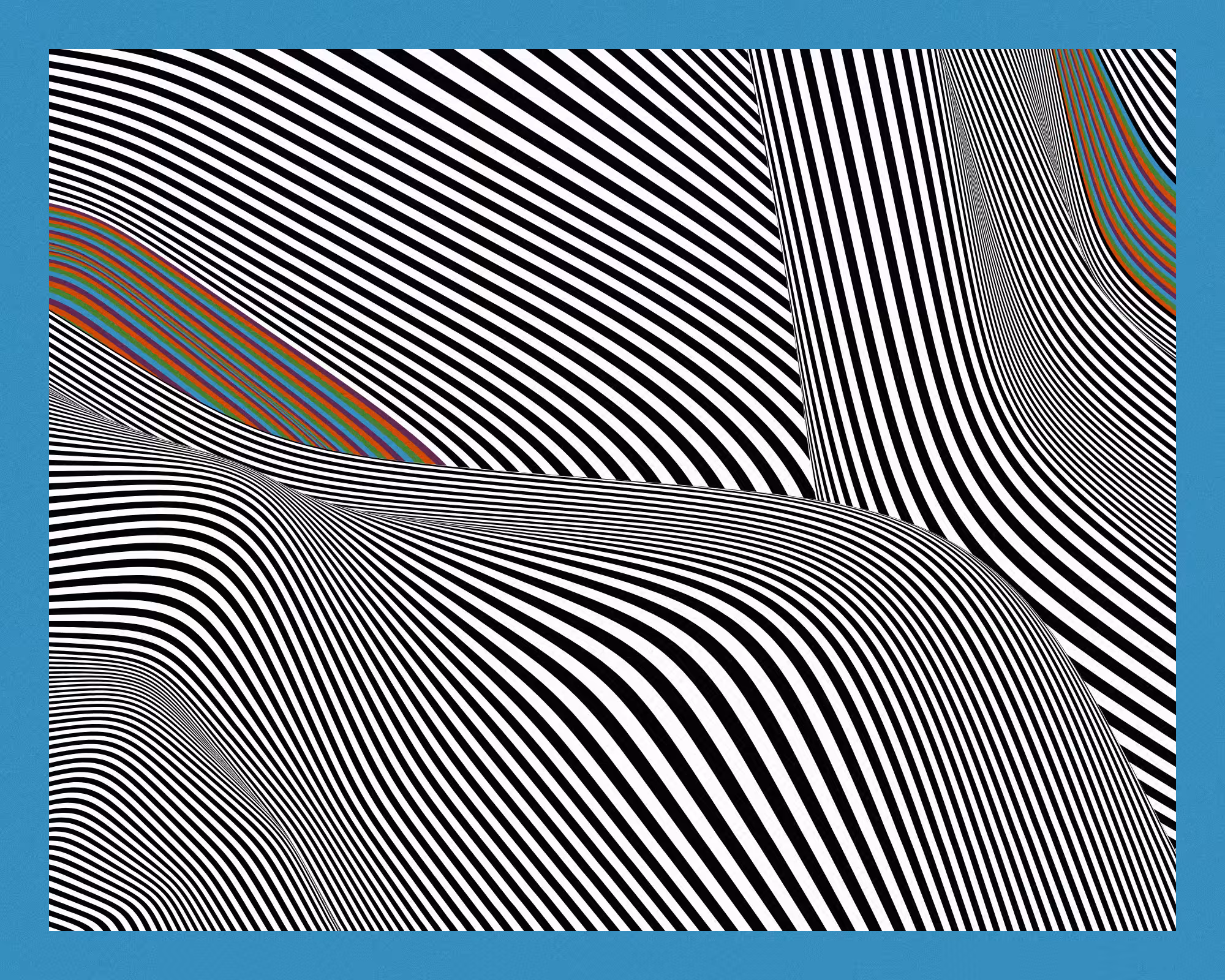 Alternating bands of color #8