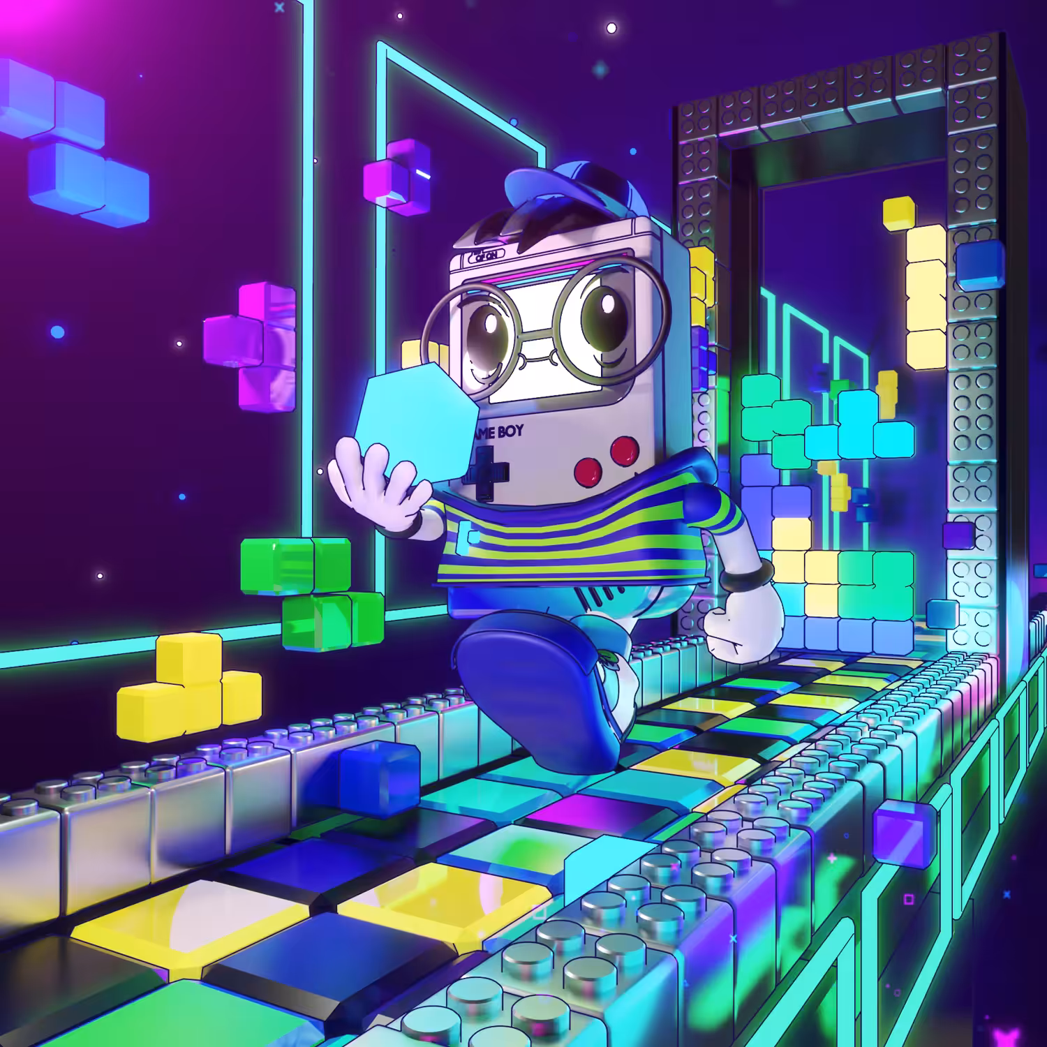 GAMER BOY 🎮 #02  🟩🟦🟪