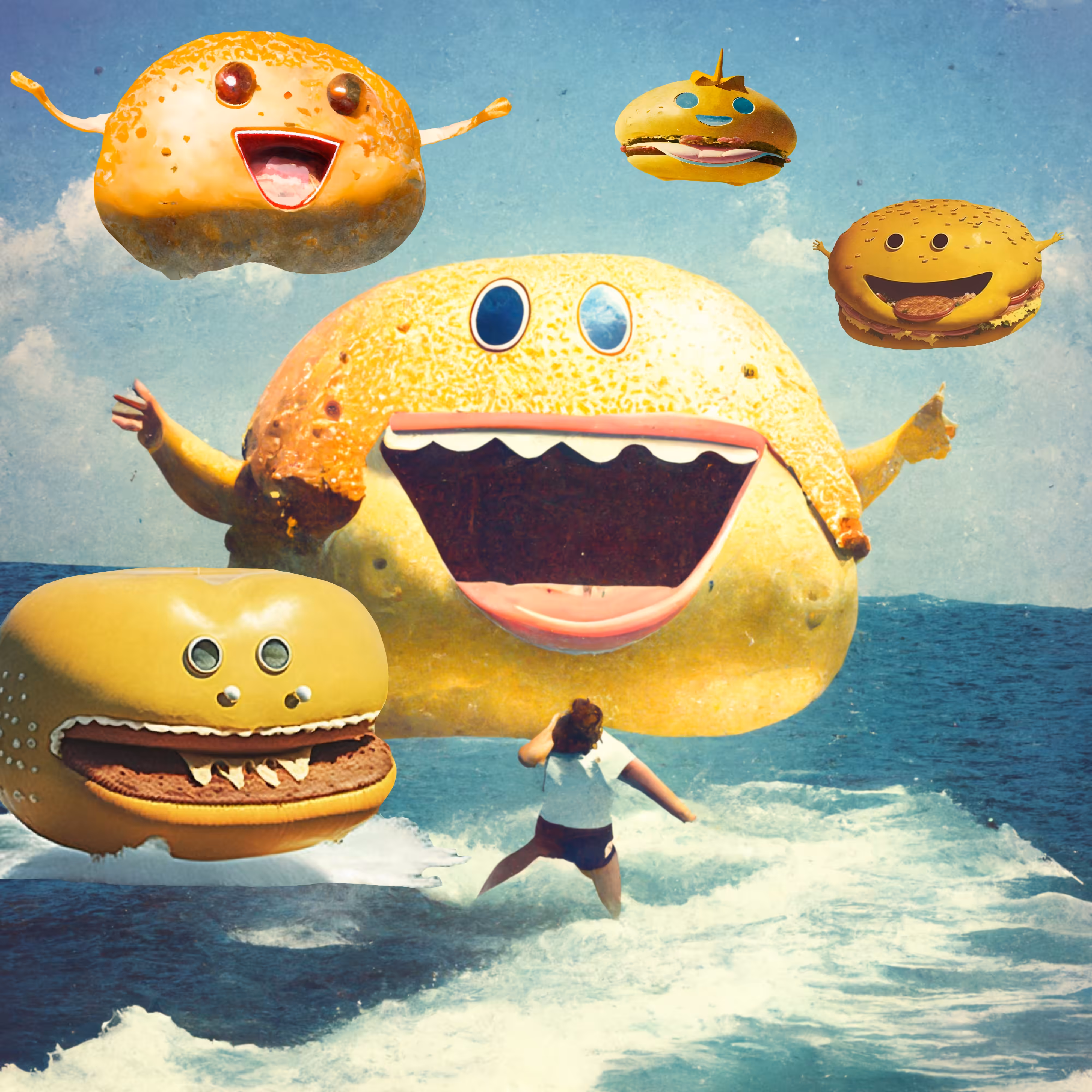 100 Days of Not Overthinking: 019 the curious case of the benevolent sentient cheese blob who just wants everyone in florida to enjoy some free cheeseburgers