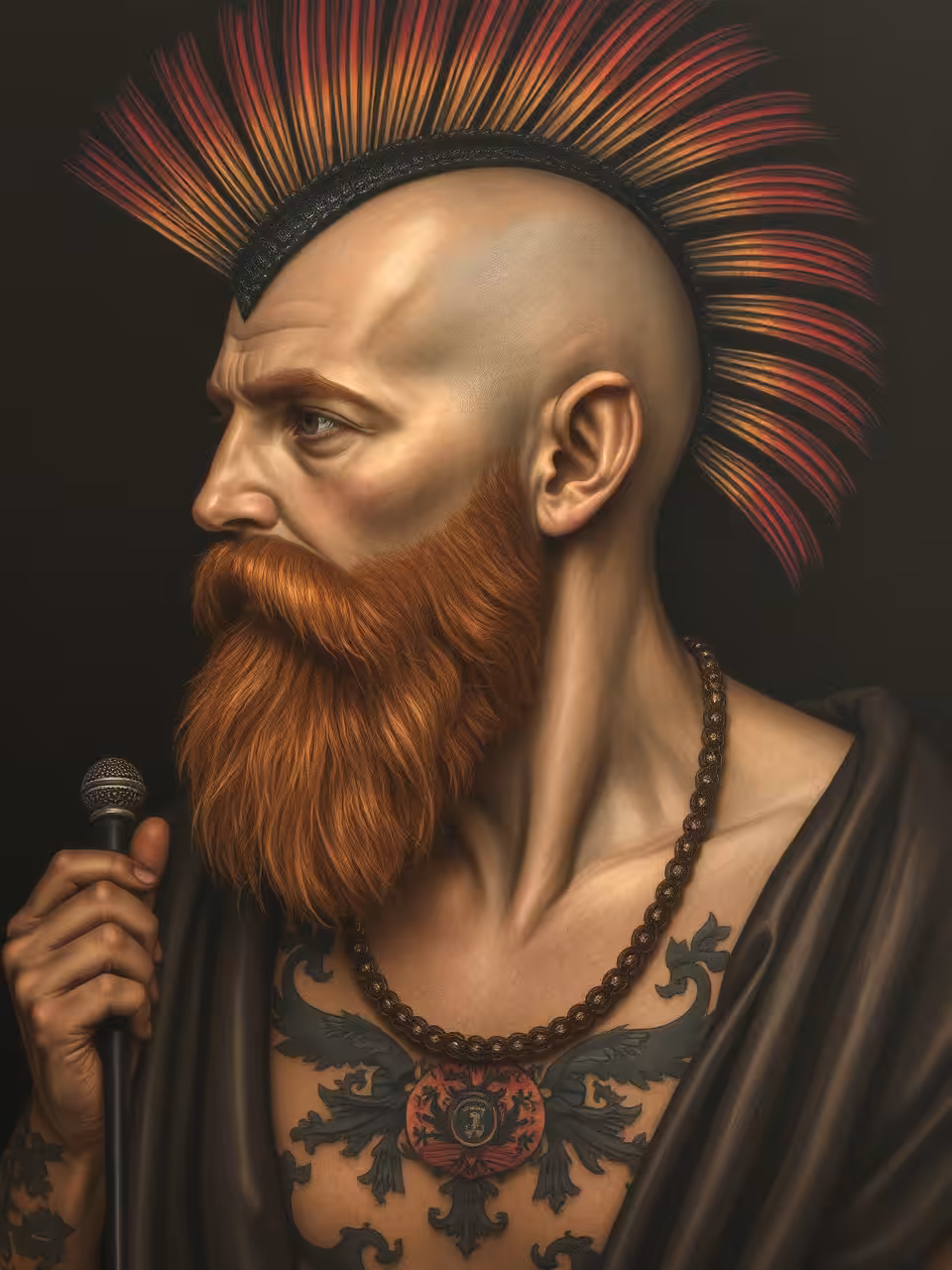 Mohawk rouge
