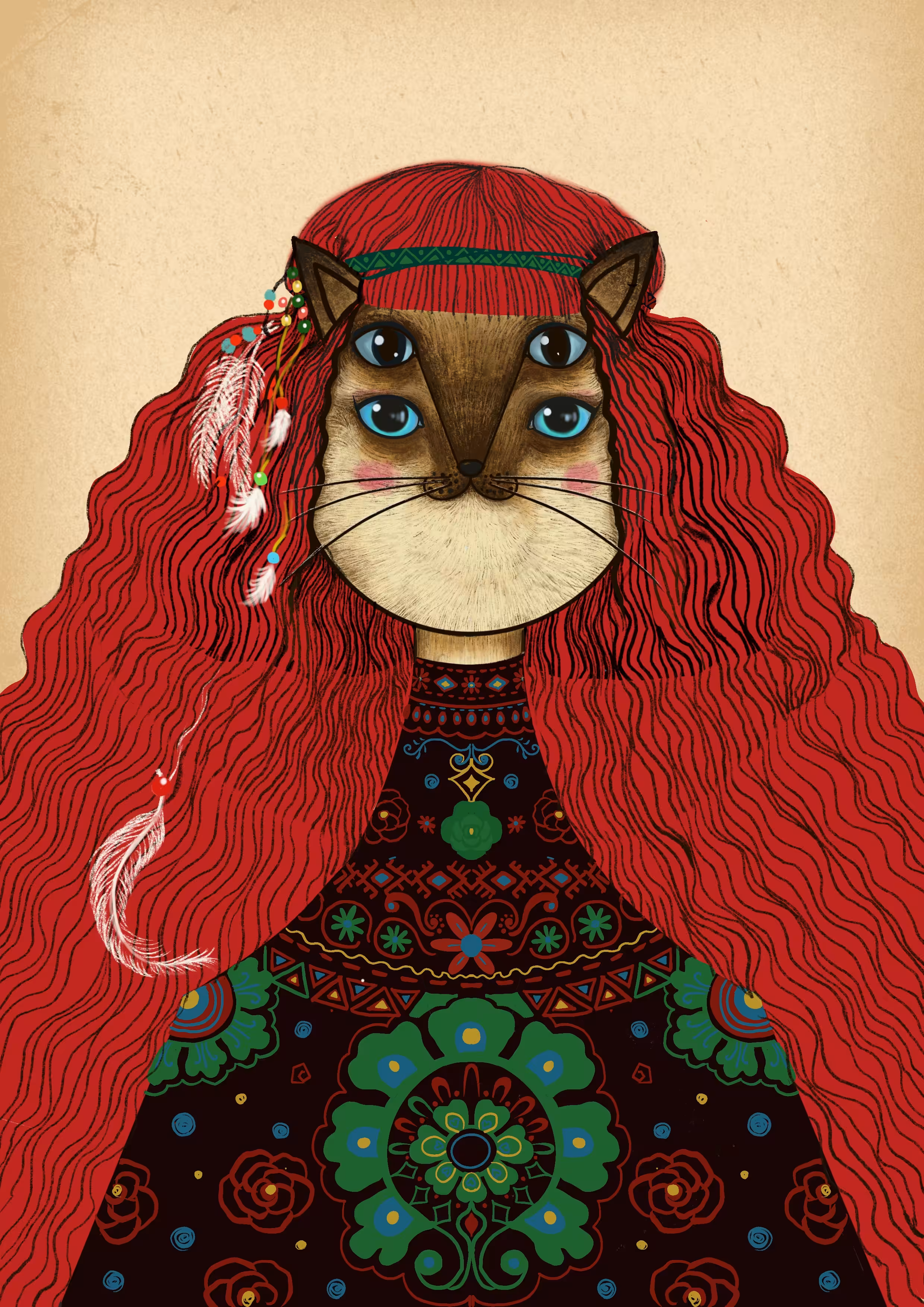 bohemian cat .No.3