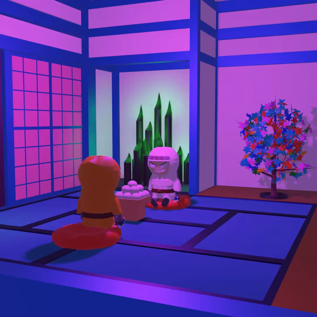 Autumn of NFT ART - Neo Japanese-style room -