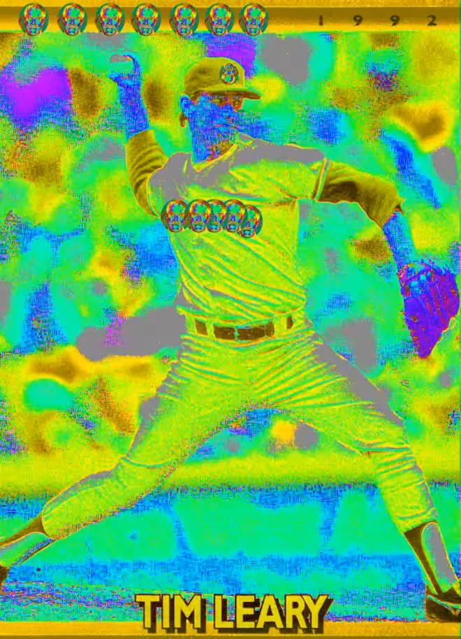 Yellow Tim Leary - 1991 Donruss
