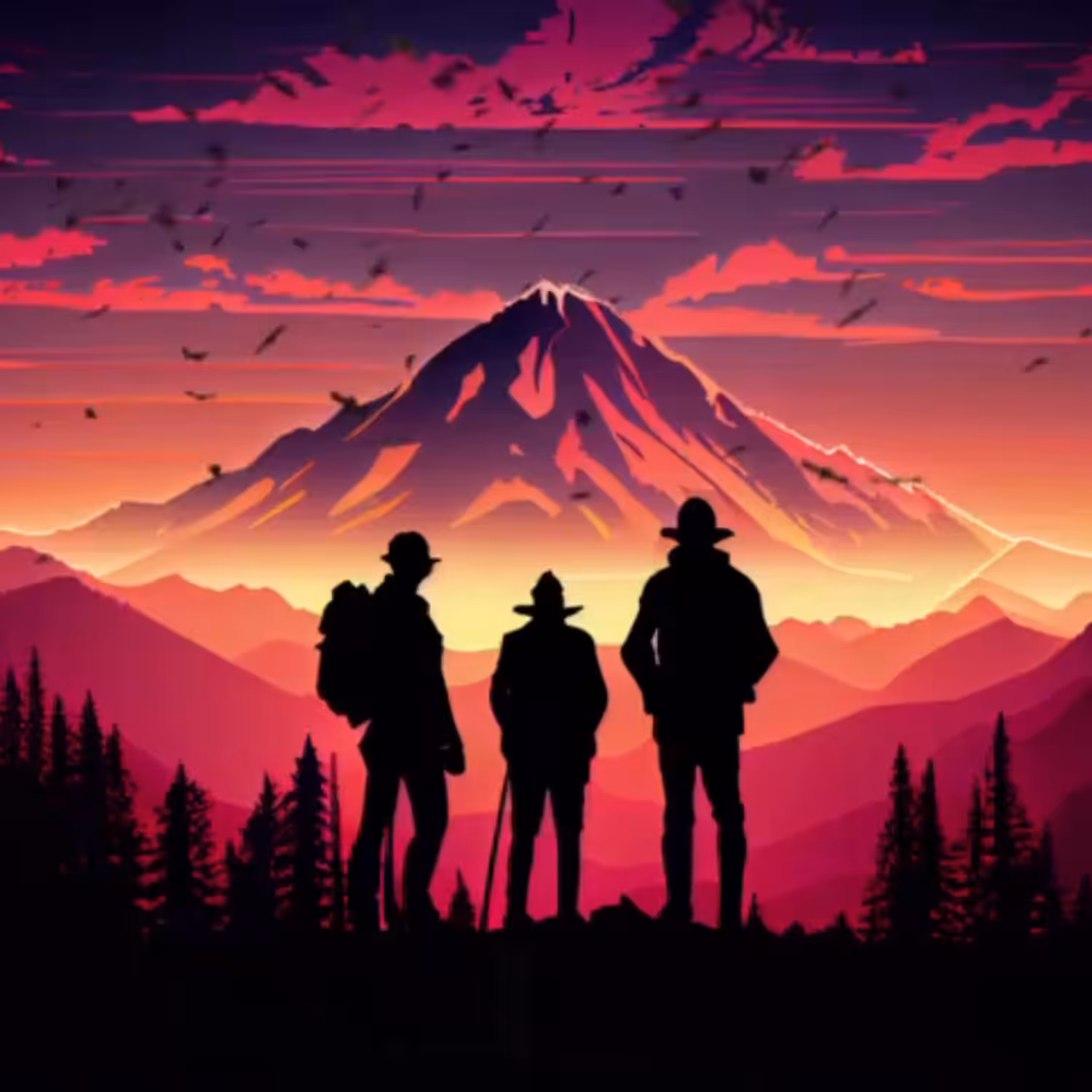 Canvas of Peaks and Wings