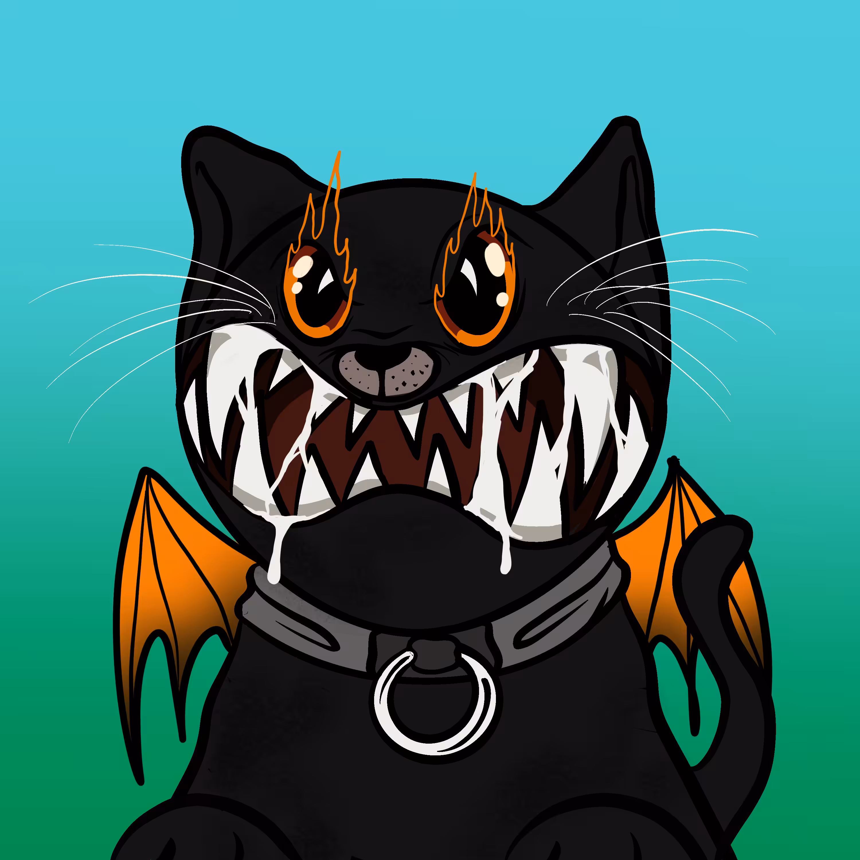 angry black devil
