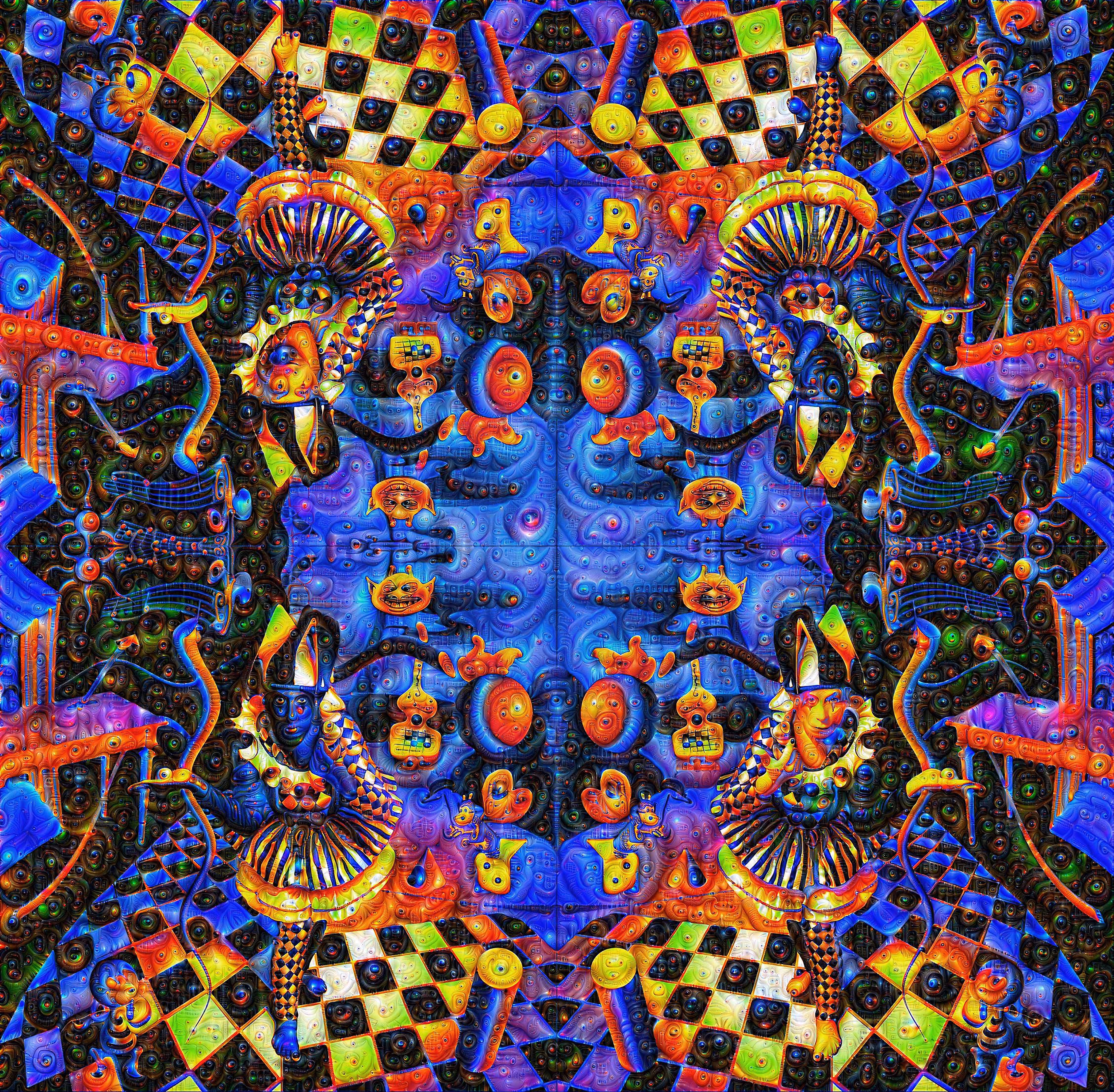 Black & White Ball AI Tile 1