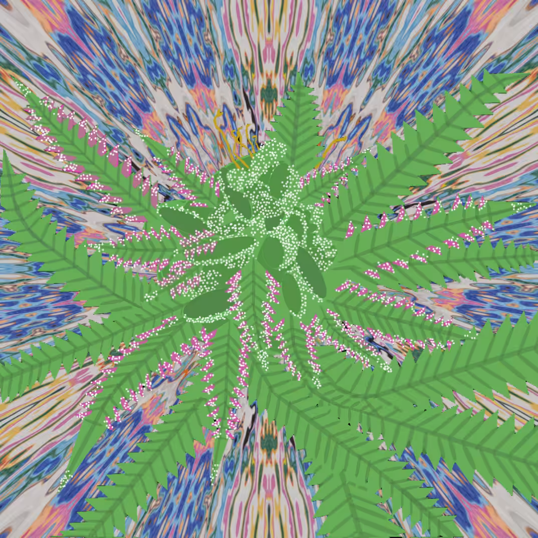 Abstract Blue Dream