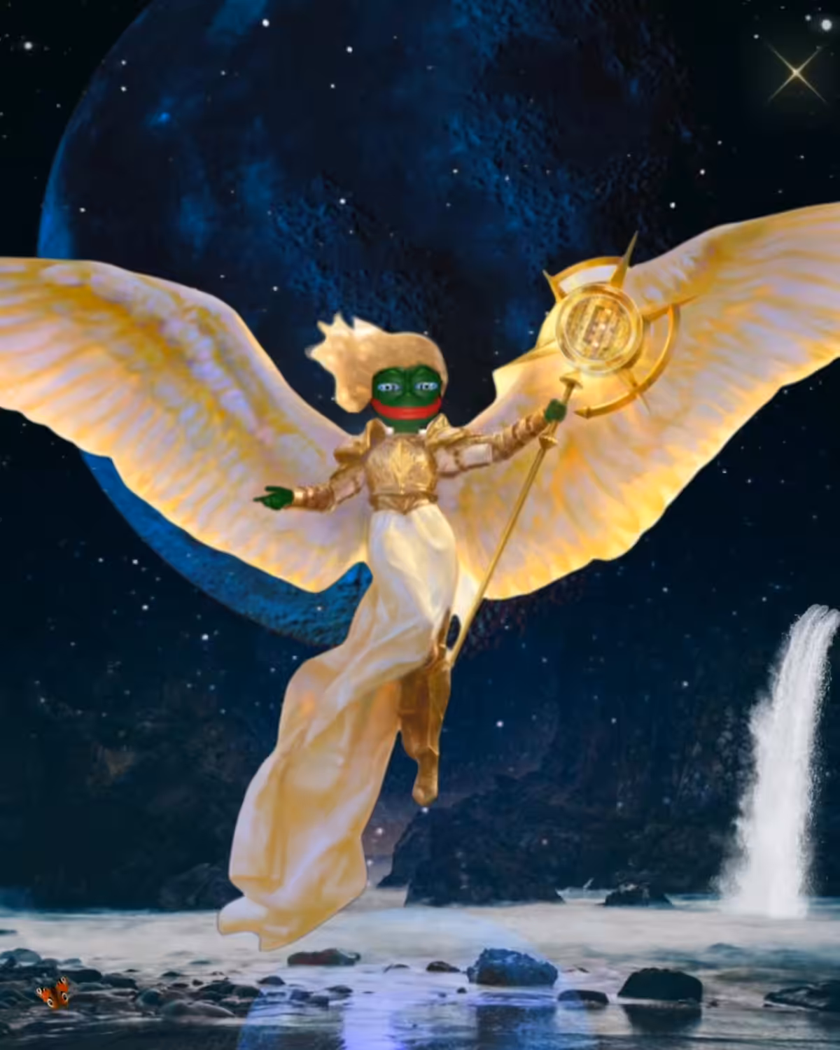 Crypto Pepe Goddess