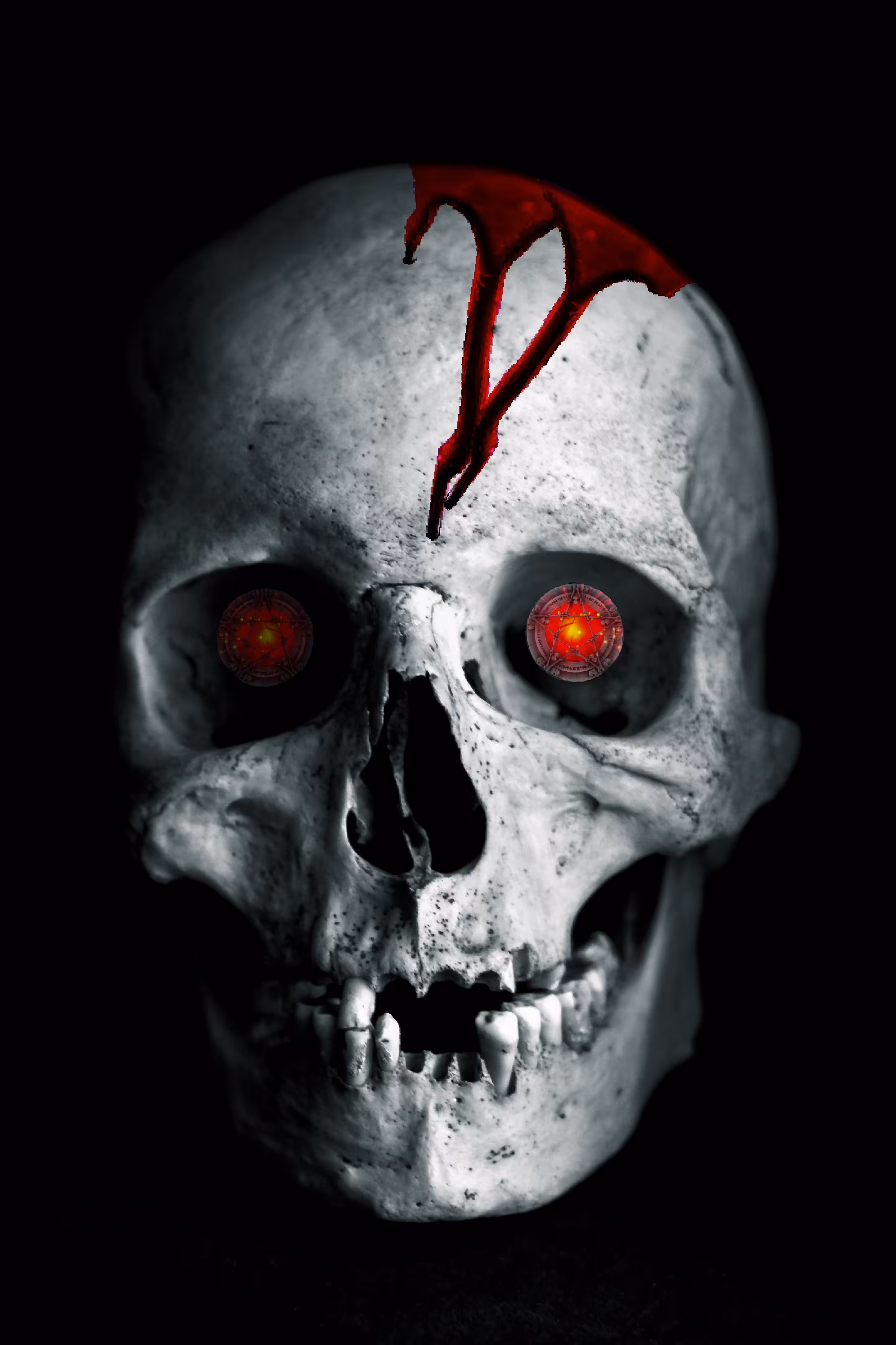 Halloween skull