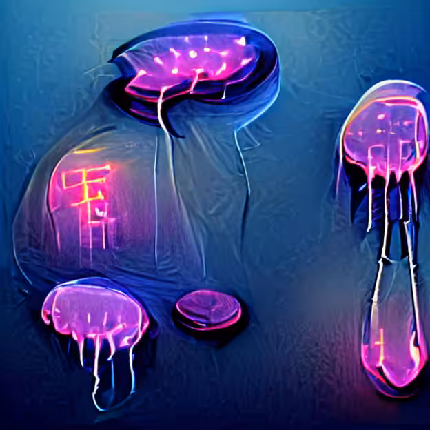 Neon Jellyfish