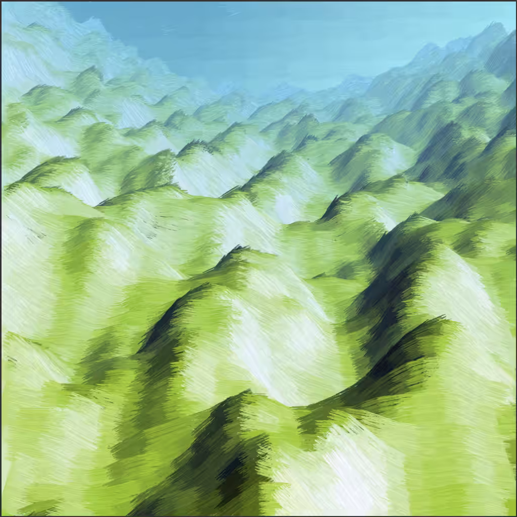 Lush Fields  #122